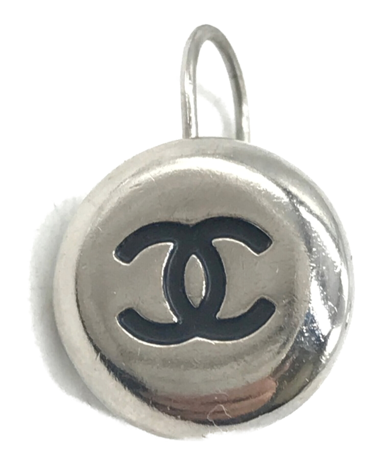 中古・古着通販】CHANEL (シャネル) メタルフックピアス ココマーク