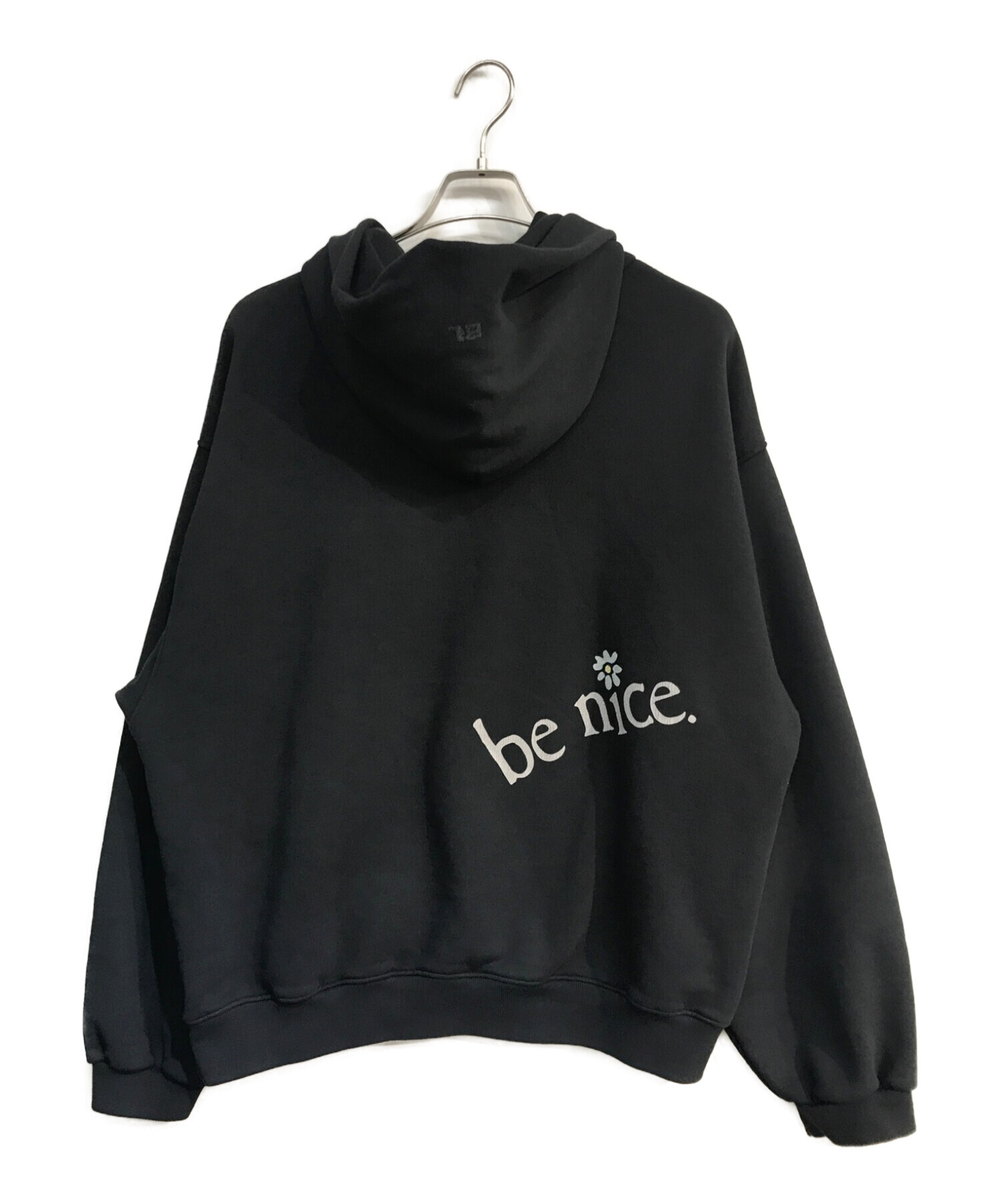 ERL (イーアールエル) venice hoodie ブラック サイズ:M