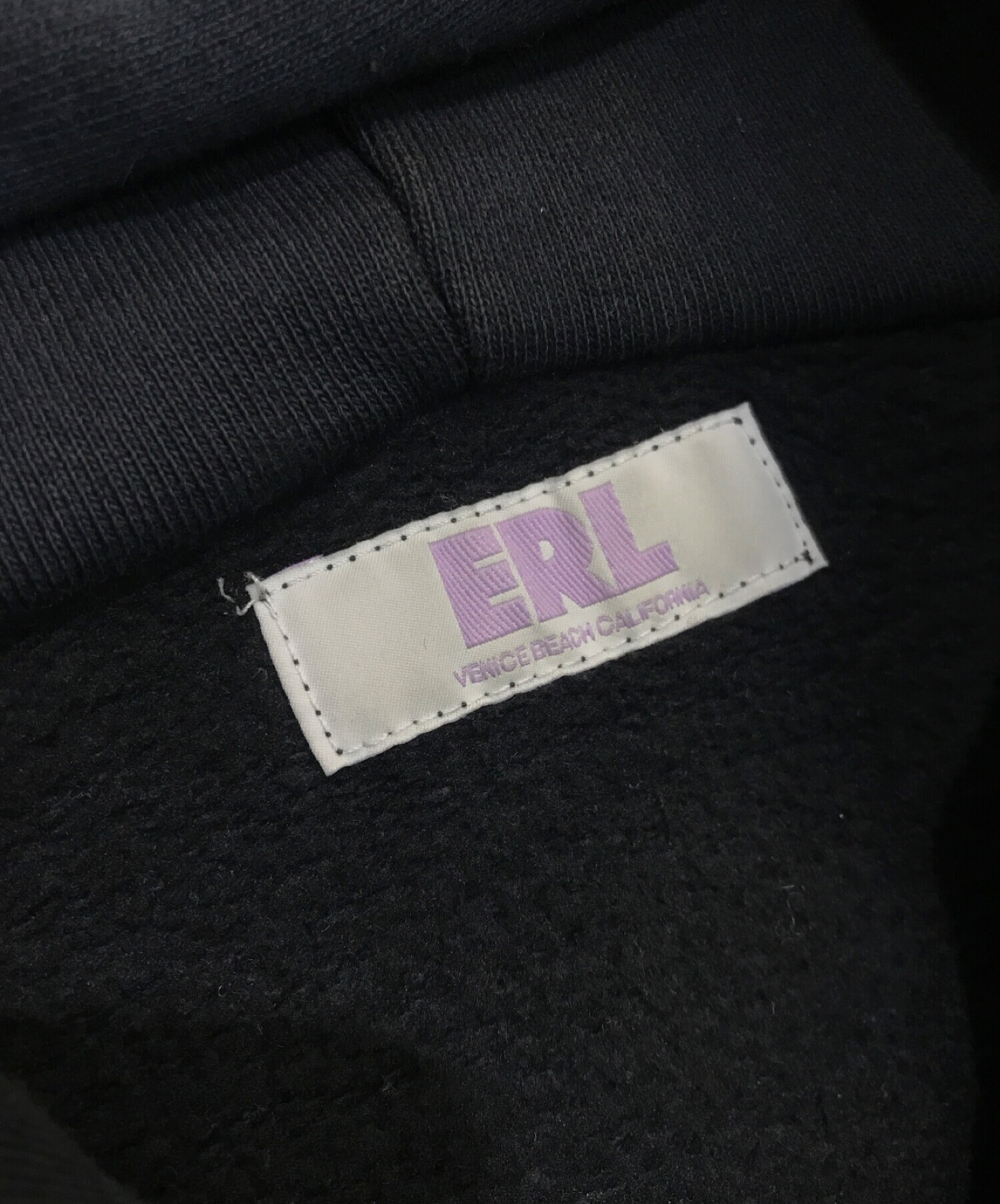 中古・古着通販】ERL (イーアールエル) venice hoodie ブラック サイズ