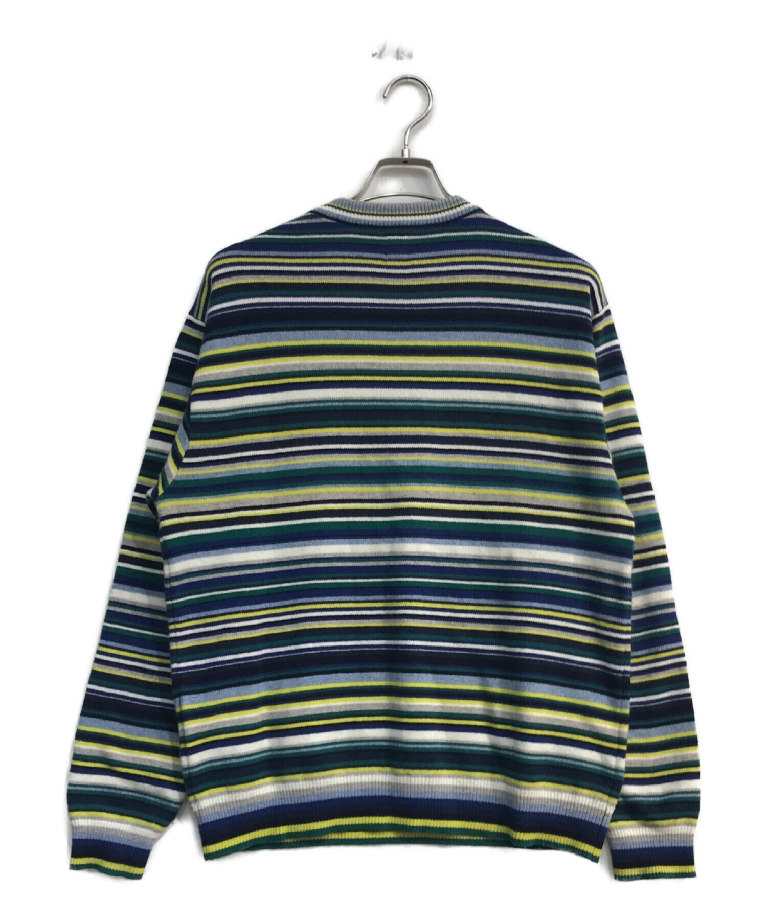 HUMAN MADE (ヒューマンメイド) MULTI STRIPED KNIT SWEATER　 23AW マルチカラー サイズ:L