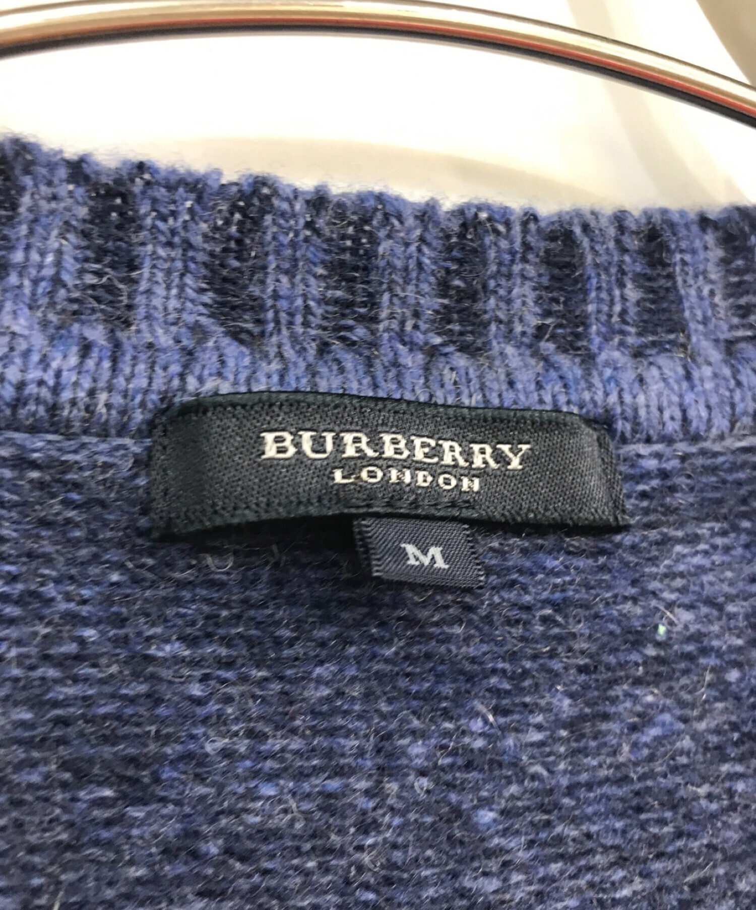 中古・古着通販】BURBERRY LONDON (バーバリー ロンドン) カシミヤ混V