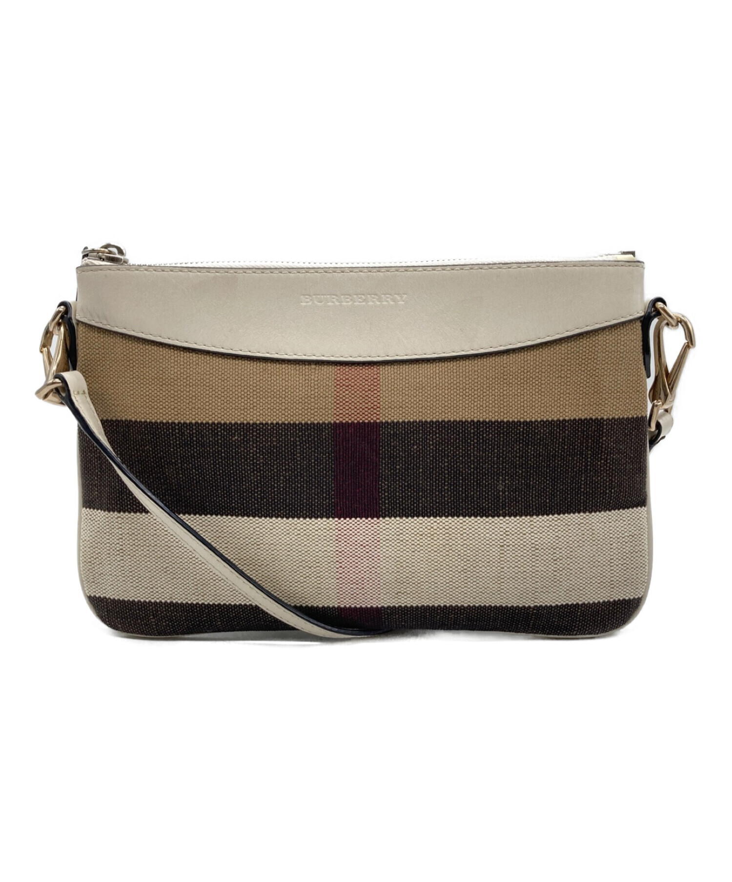 Burberry canvas check peyton crossbody new arrivals