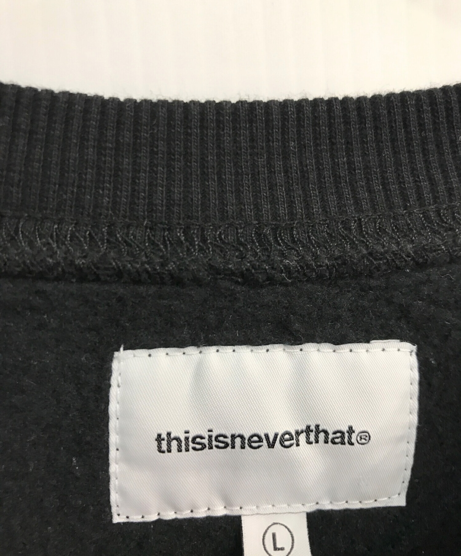 通販超高品質 thisisneverthat スウェット 黒 L | yasnabeauty.com