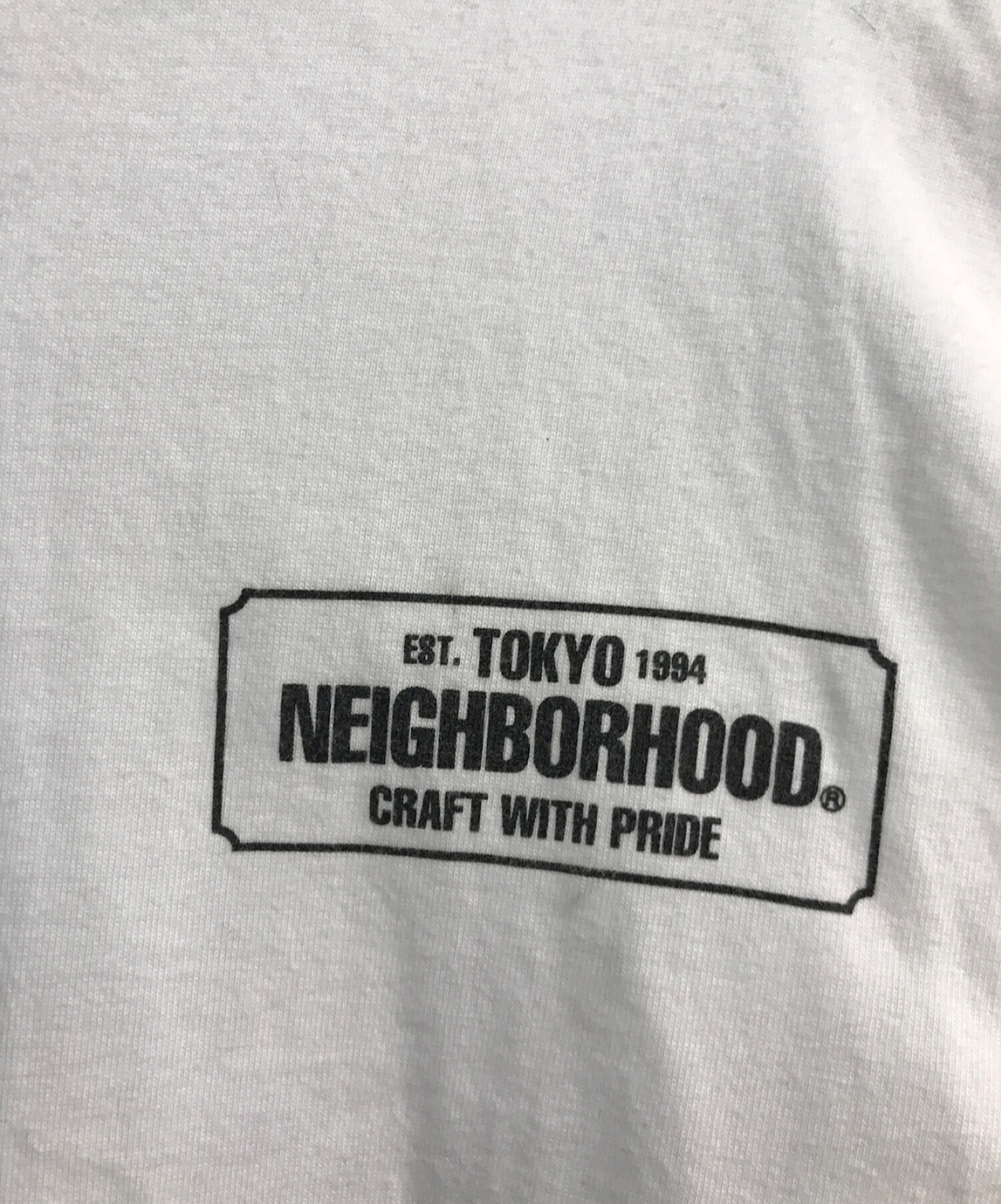 中古・古着通販】NEIGHBORHOOD (ネイバーフッド) バックプリント