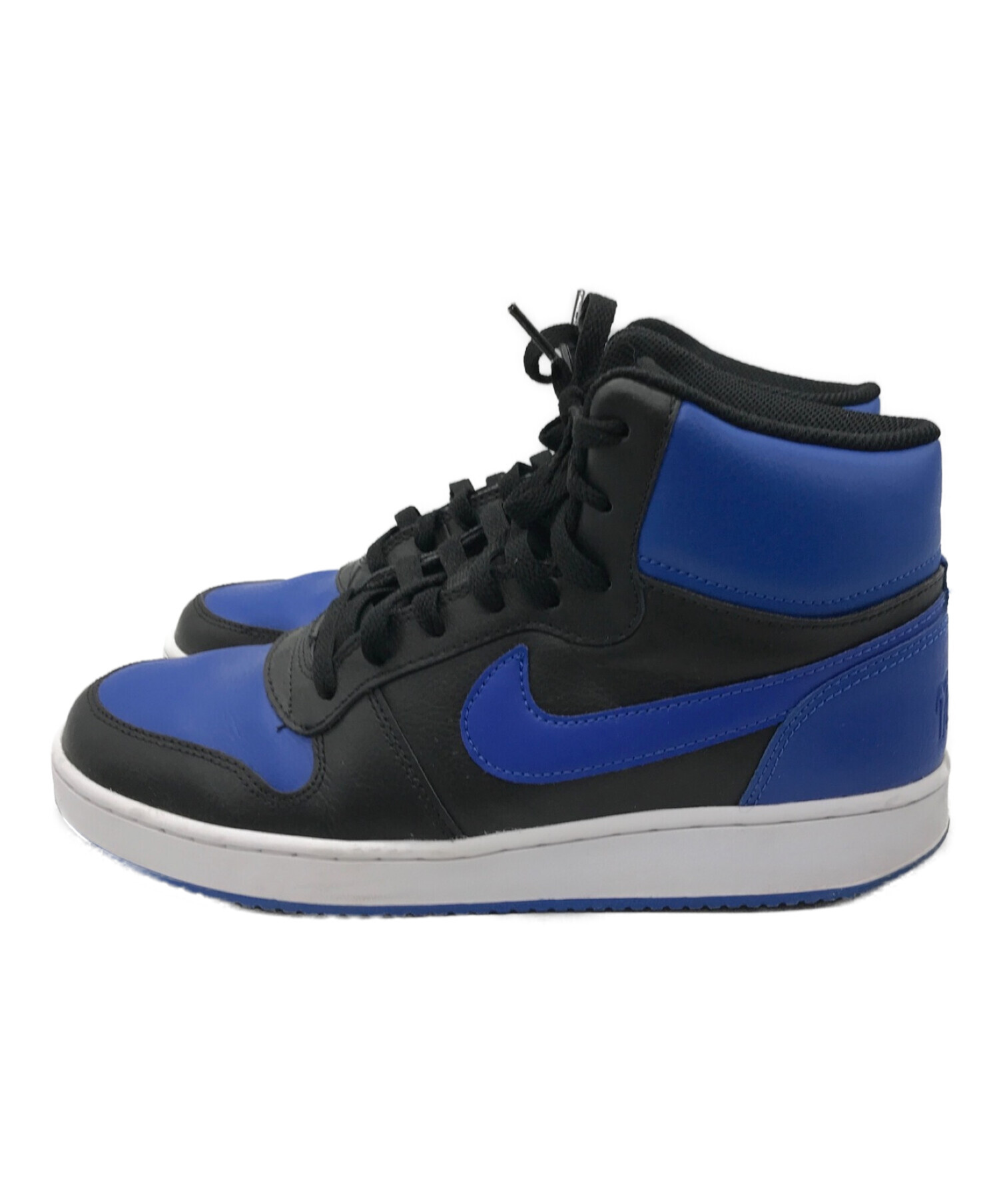 NIKE (ナイキ) EBERNON MID　AQ1773-001　ブルーｘブラック ブルー×ブラック サイズ:27.5ｃｍ