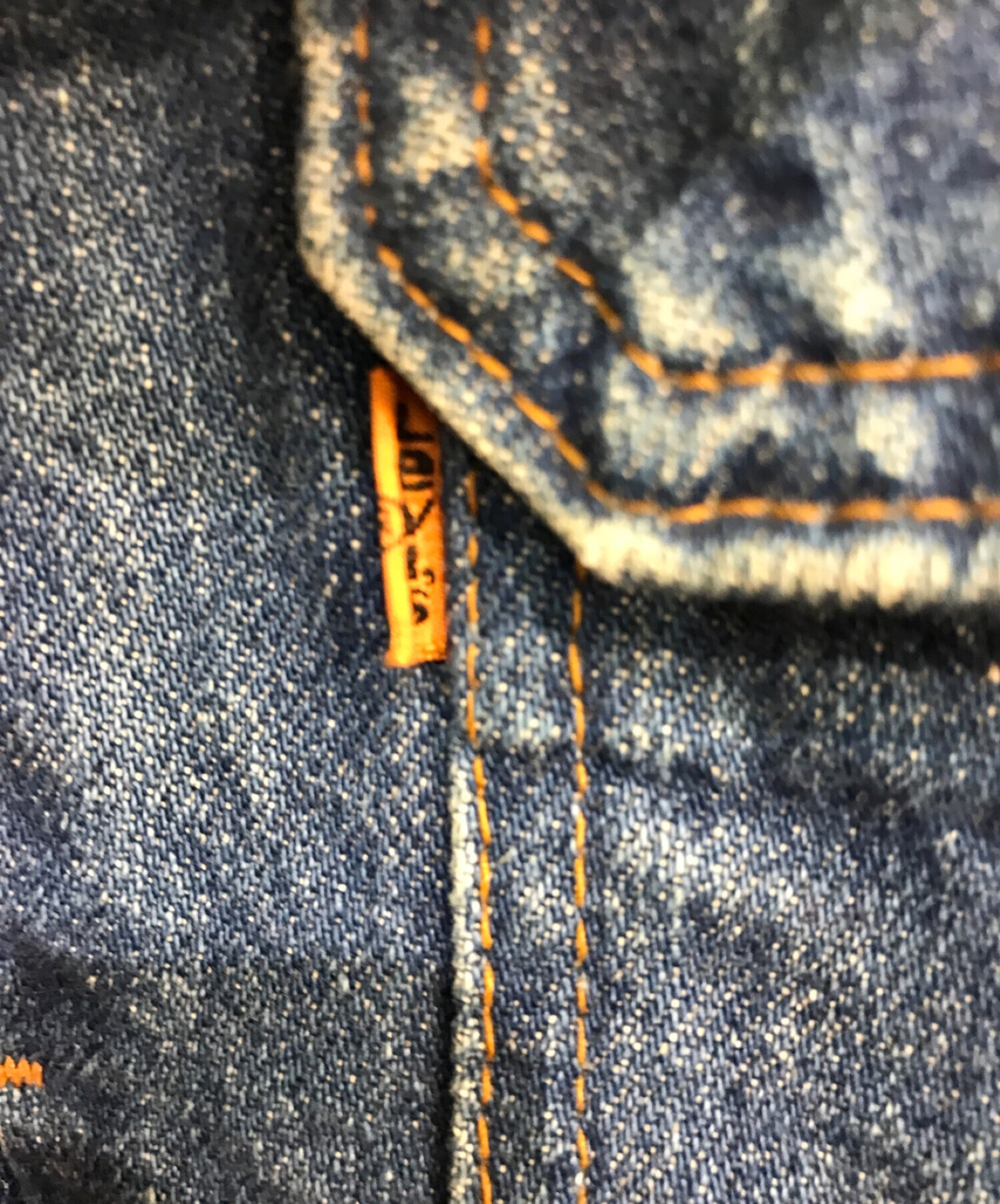 LEVI'S (リーバイス) 2nd復刻デニムジャケット　70502-0217　 80s 日本製 オレンジタブ インディゴ サイズ:L