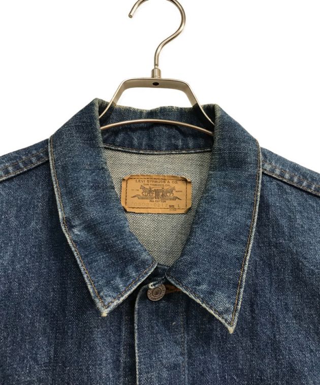 LEVI'S (リーバイス) 2nd復刻デニムジャケット　70502-0217　 80s 日本製 オレンジタブ インディゴ サイズ:L