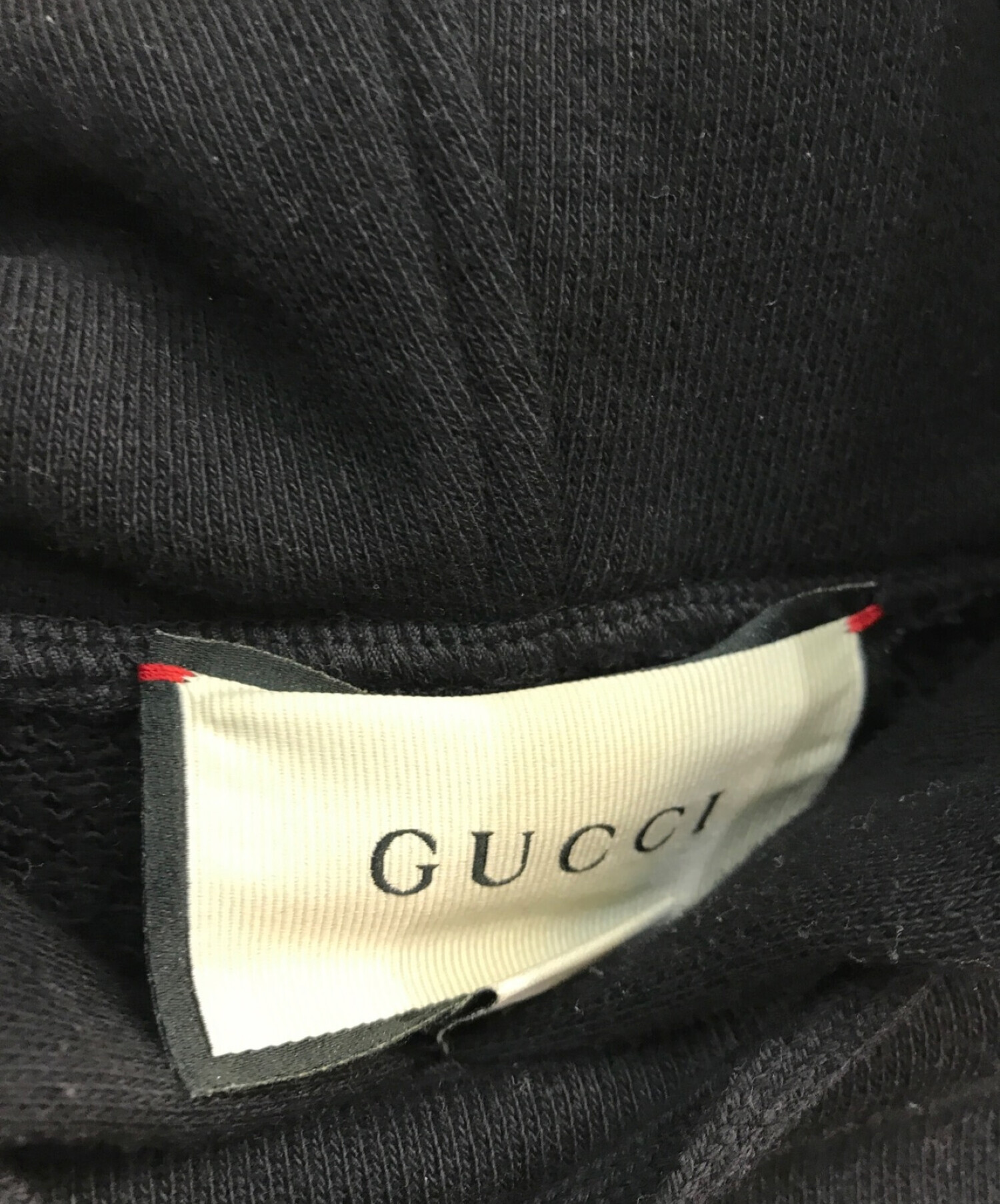 中古・古着通販】GUCCI (グッチ) オーロラロゴプルオーバーオパーカー 475374 XJAPA ブラック サイズ:XS｜ブランド・古着通販  トレファク公式【TREFAC FASHION】スマホサイト