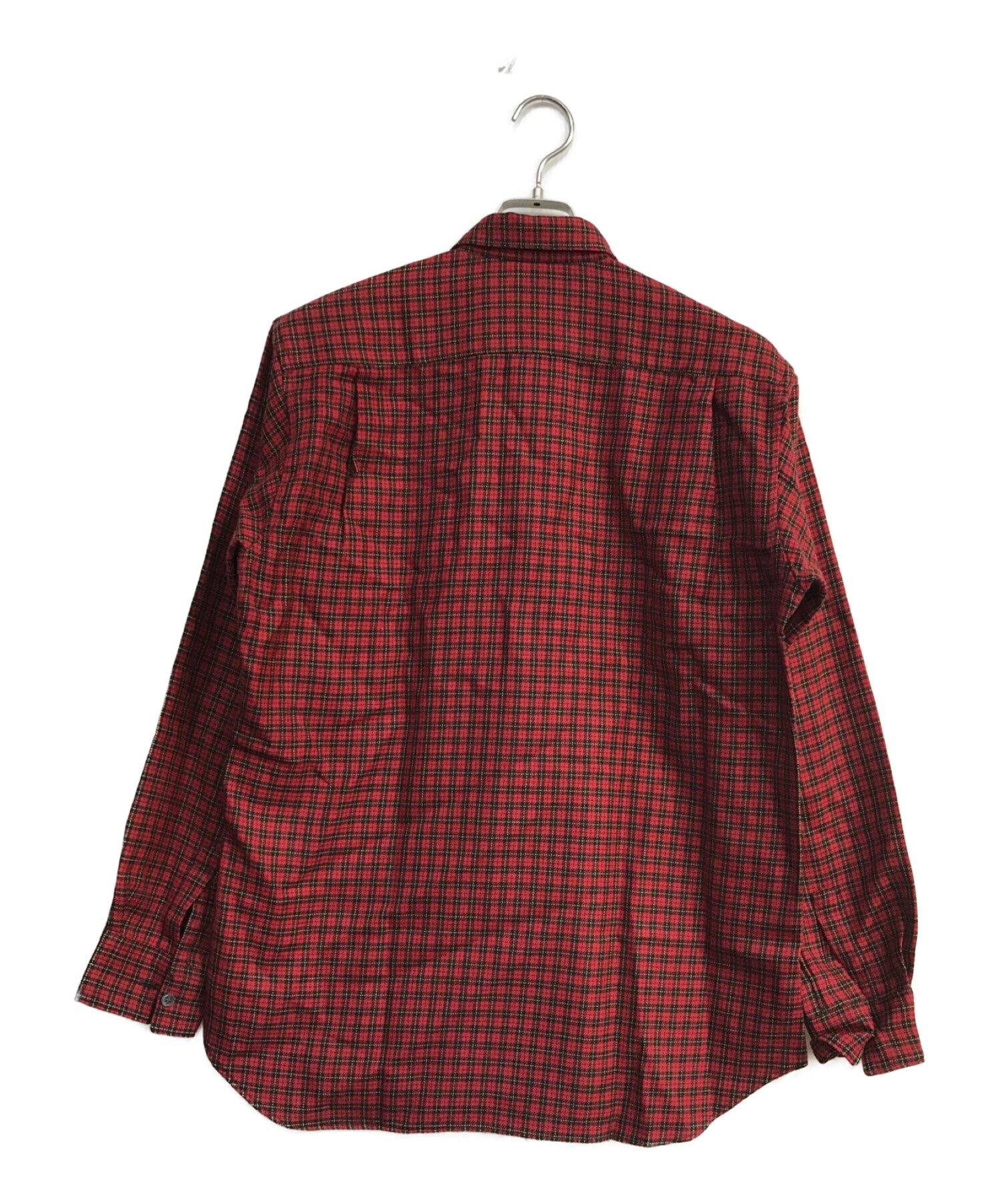 COMME des GARCONS SHIRT (コムデギャルソンシャツ) チェックシャツ　W15097 レッド サイズ:S