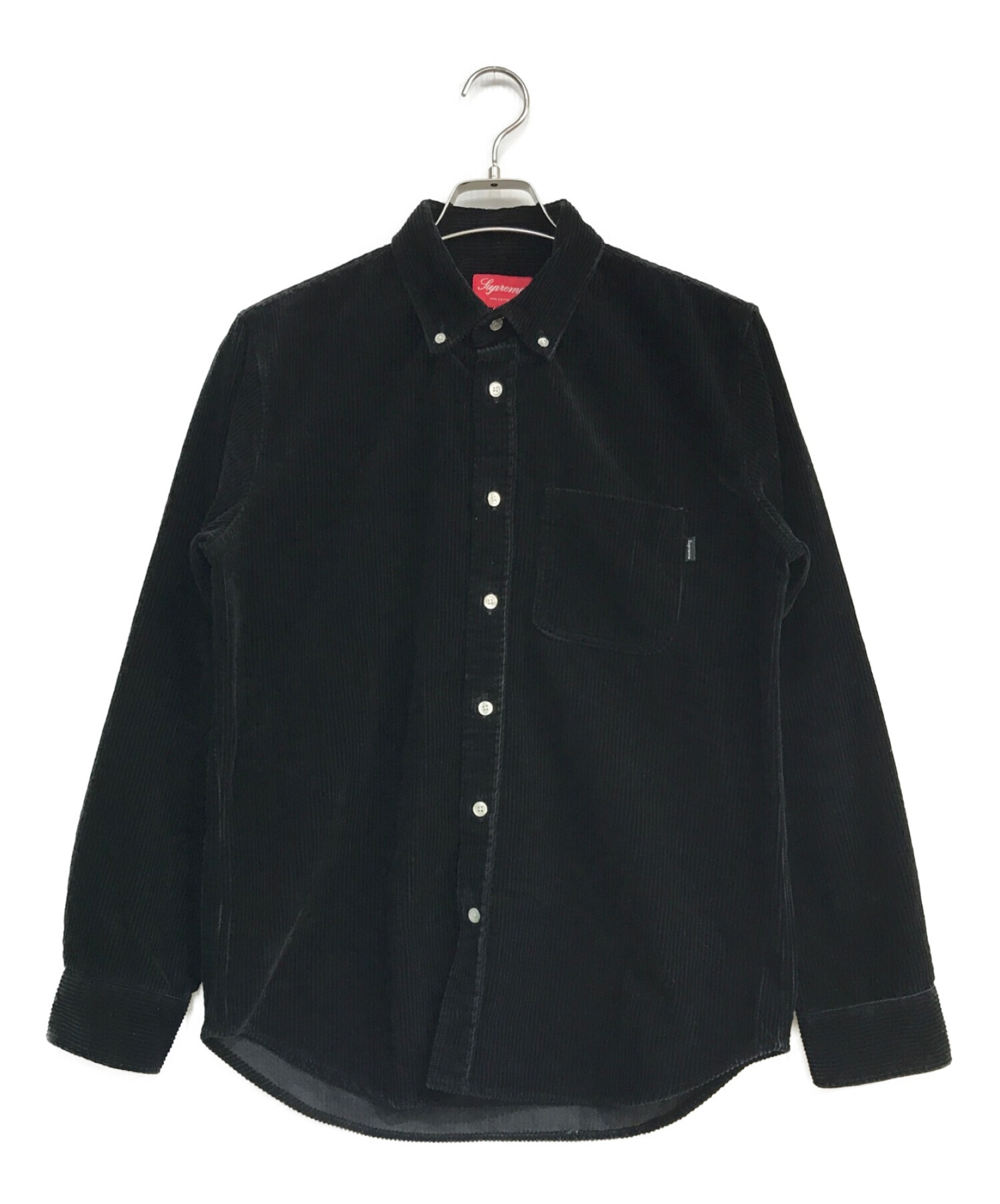 中古・古着通販】Supreme (シュプリーム) Heavy Corduroy Shirt 14AW ブラック ブラック  サイズ:Ｓ｜ブランド・古着通販 トレファク公式【TREFAC FASHION】スマホサイト