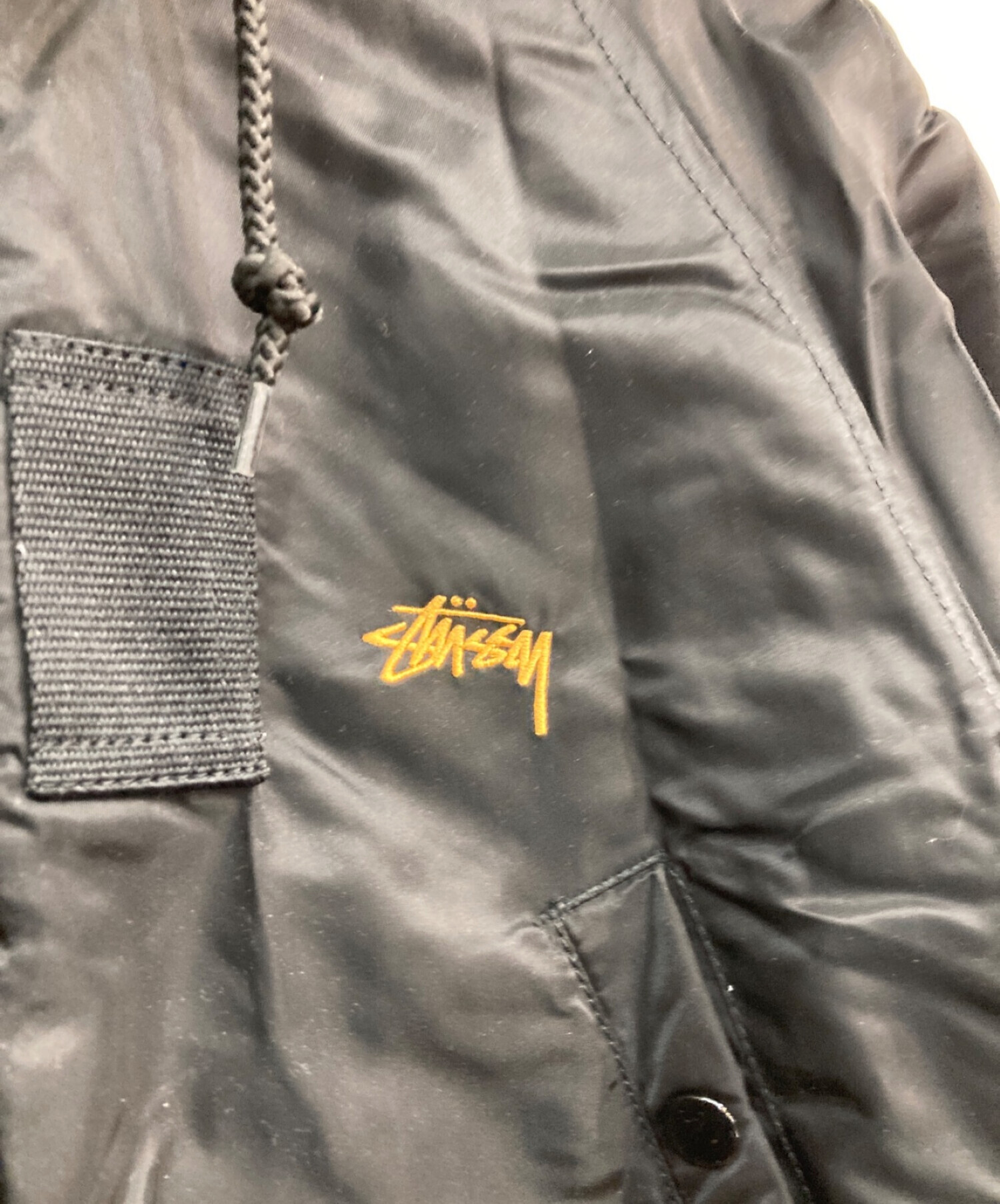 中古・古着通販】stussy (ステューシー) ALPHA (アルファ) 別注 N-3Bタイプコート 315034 35周年記念モデル ブラック  サイズ:Ｓ｜ブランド・古着通販 トレファク公式【TREFAC FASHION】スマホサイト