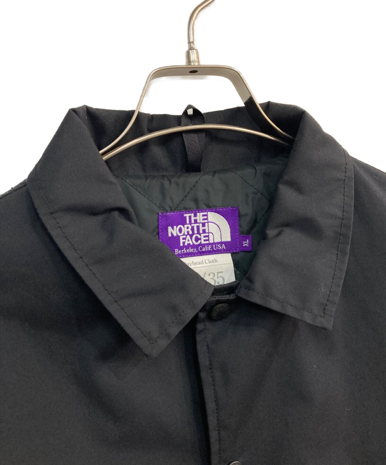 THE NORTHFACE PURPLELABEL (ザ・ノースフェイス パープルレーベル) 65/35クロスコーチジャケット　NY2755N  ブラック サイズ:XL