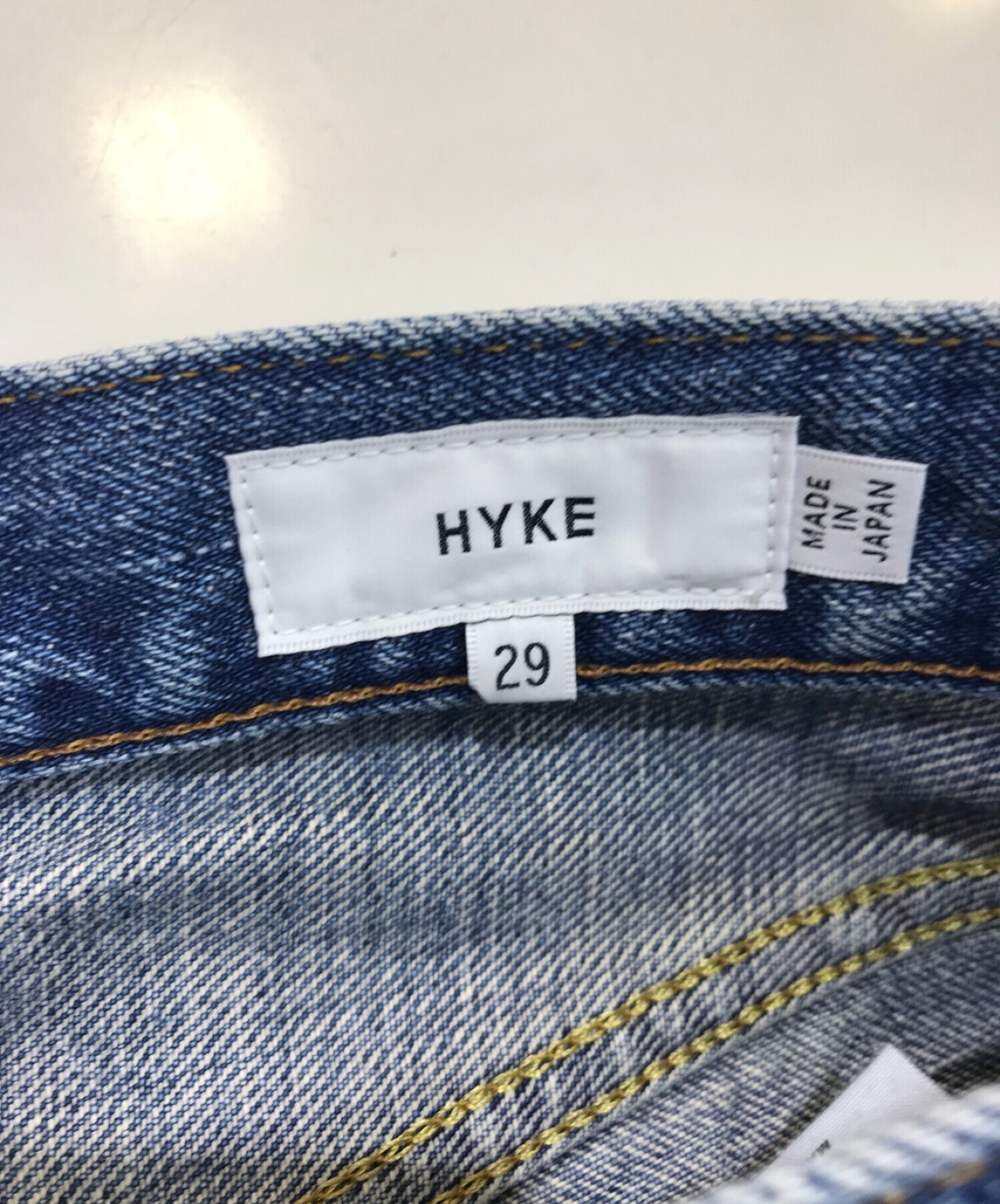 中古・古着通販】HYKE (ハイク) CLASSIC STRAIGHTデニムパンツ