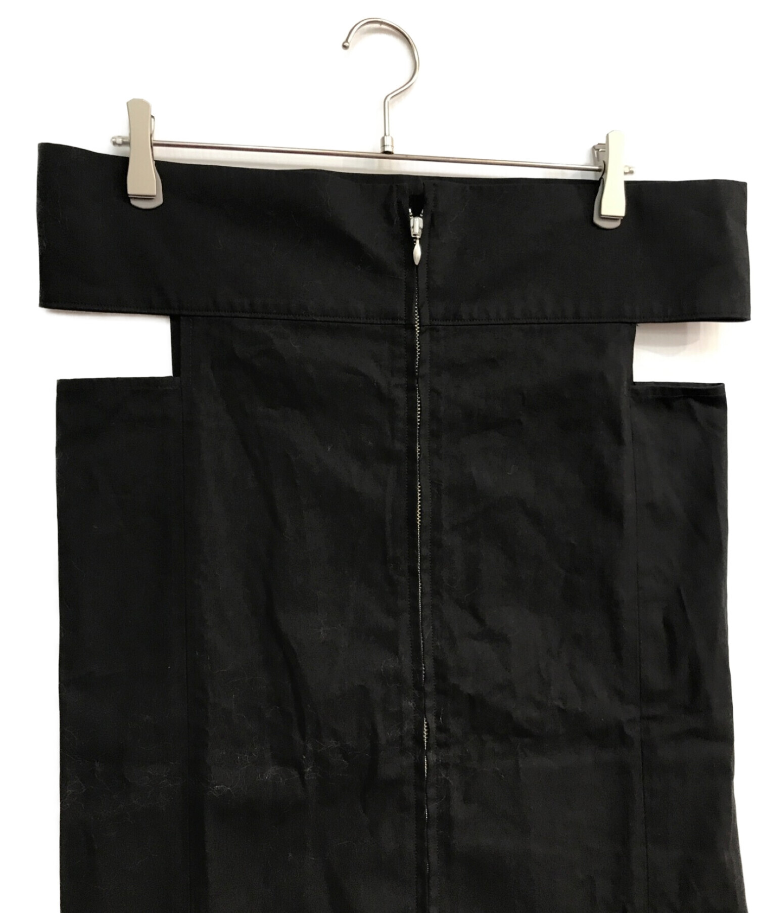 LIMI feu (リミフゥ) デザインスカート　LZ-B19-009 ブラック サイズ:S
