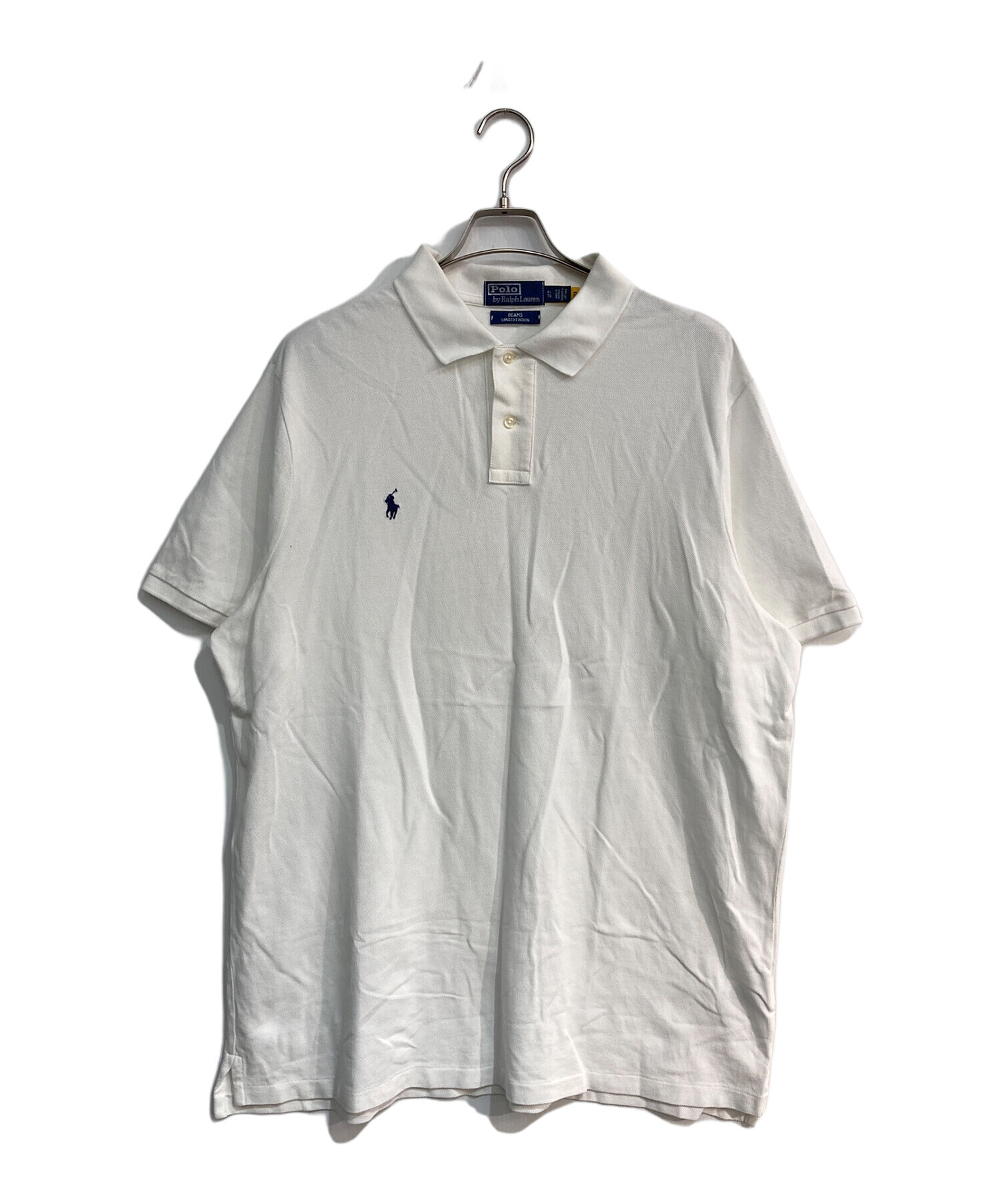 中古・古着通販】POLO RALPH LAUREN (ポロ・ラルフローレン) BEAMS (ビームス) 別注ポロシャツ ホワイト  サイズ:XL｜ブランド・古着通販 トレファク公式【TREFAC FASHION】スマホサイト