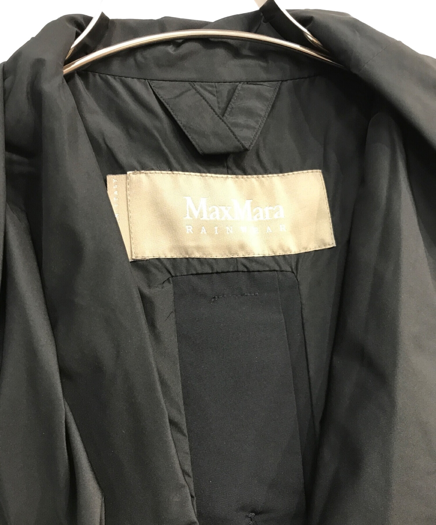 MaxMara RAINWEAR (マックスマーラ レインコート) フーデッドコート　10211724 ブラック サイズ:36