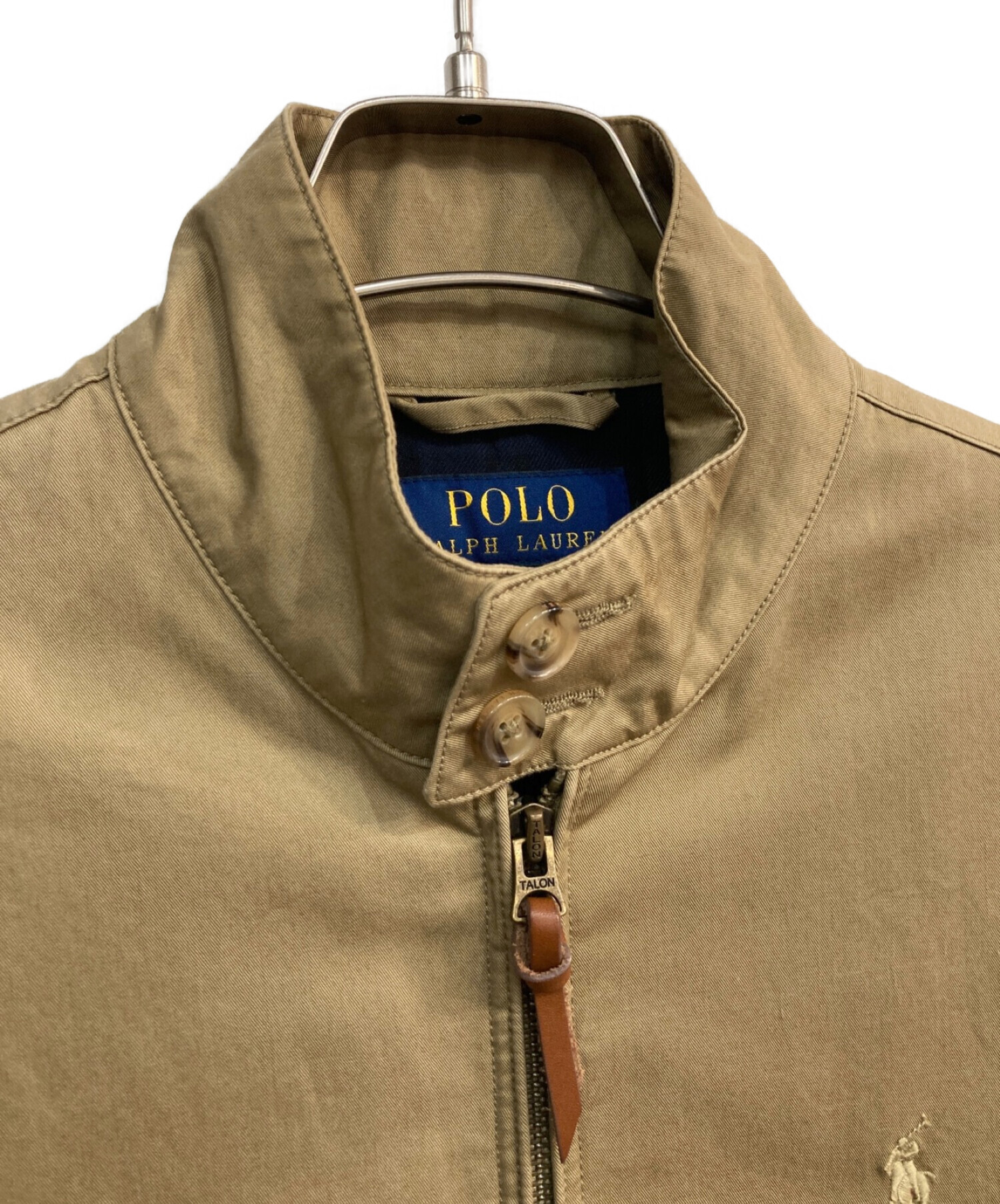 POLO RALPH LAUREN (ポロ・ラルフローレン) スイングトップ　 裏地ブラックウォッチ ベージュ サイズ:XS