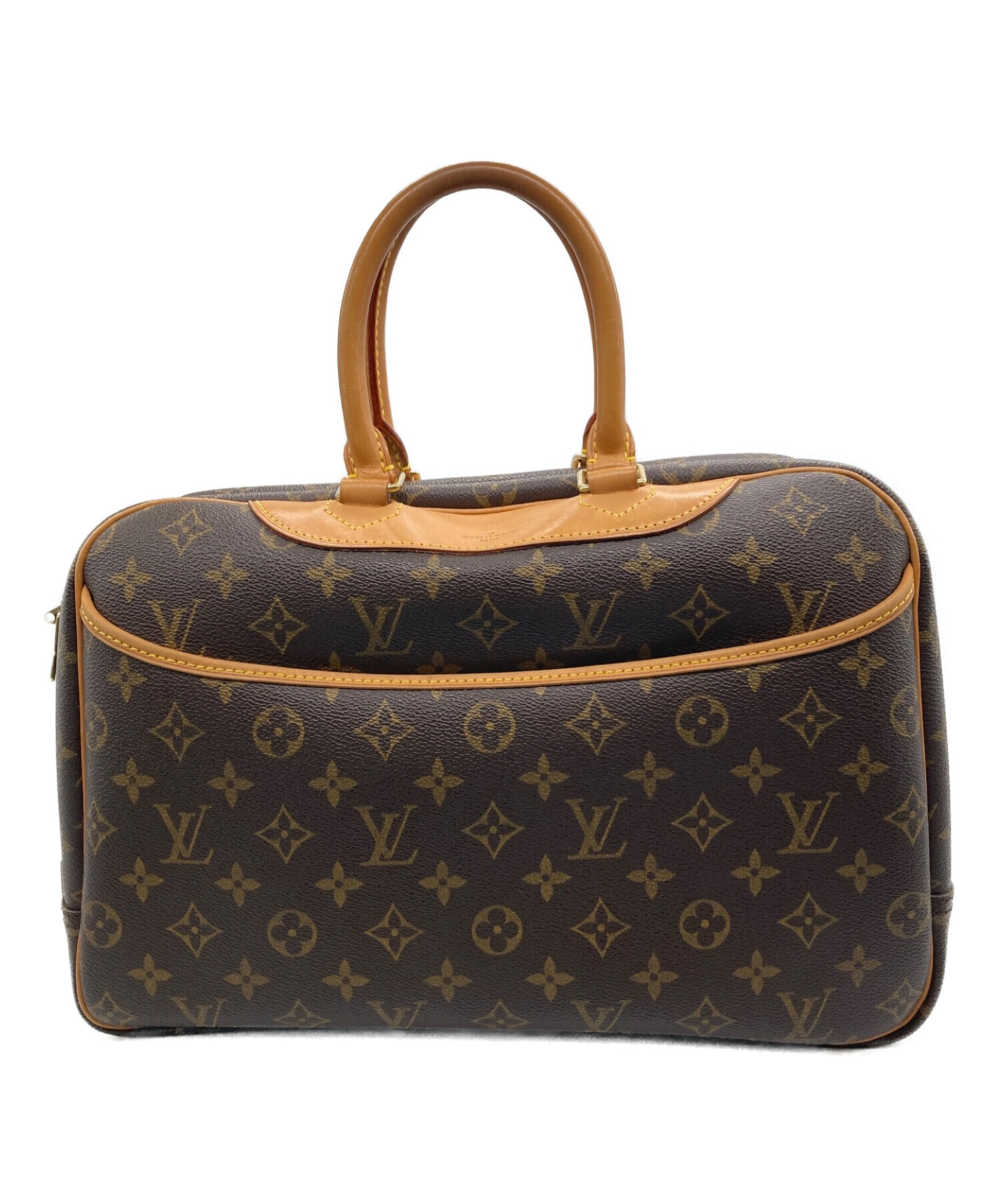 LOUIS VUITTON (ルイ ヴィトン) ハンドバッグ　M47270　モノグラム　 ドーヴィル(ボーリングヴァニティ) ブラウン