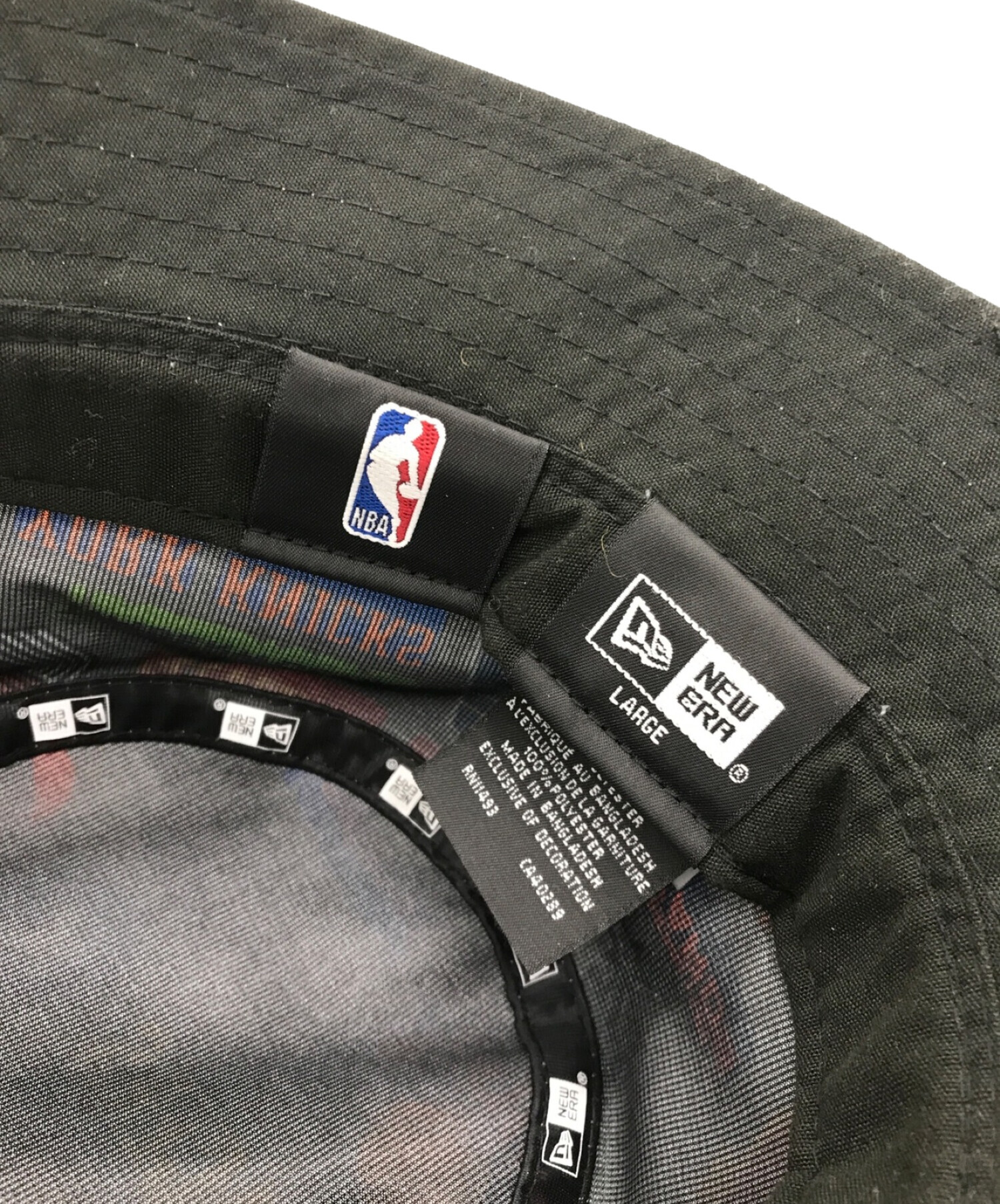 New Era (ニューエラ) AWAKE (アウェイク) NBA (エヌビーエー) バケットハット グレー