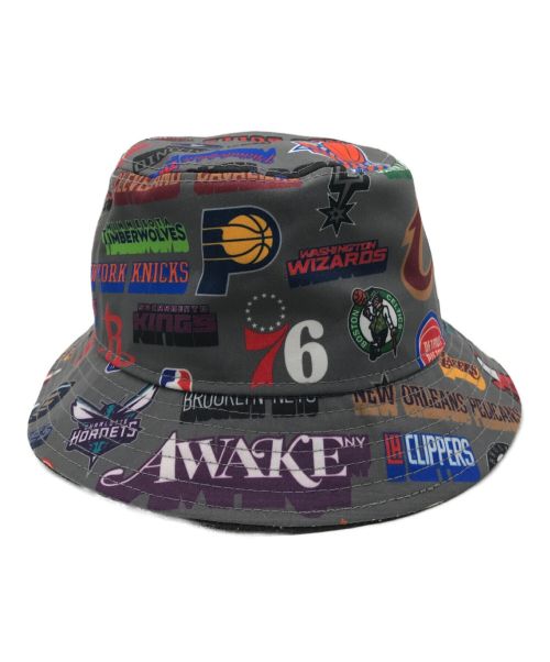 中古・古着通販】New Era (ニューエラ) AWAKE (アウェイク) NBA (エヌビーエー) バケットハット グレー｜ブランド・古着通販  トレファク公式【TREFAC FASHION】スマホサイト