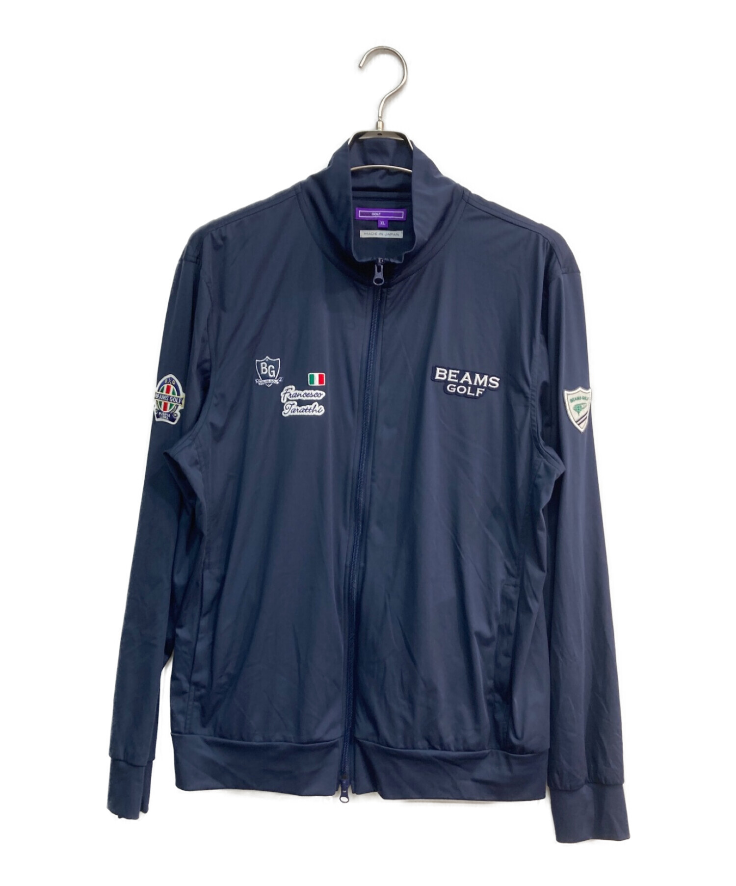 BEAMS GOLF PURPLE LABEL (ビームス ゴルフ パープル レーベル) エアシャット タラッティ ブルゾン　 84-18-0079-444 ネイビー サイズ:XL