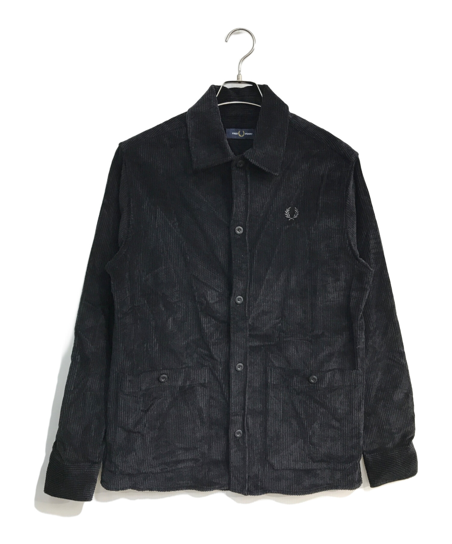 FRED PERRY (フレッドペリー) コーデュロイジャケット　M2696/102 ネイビー サイズ:XS