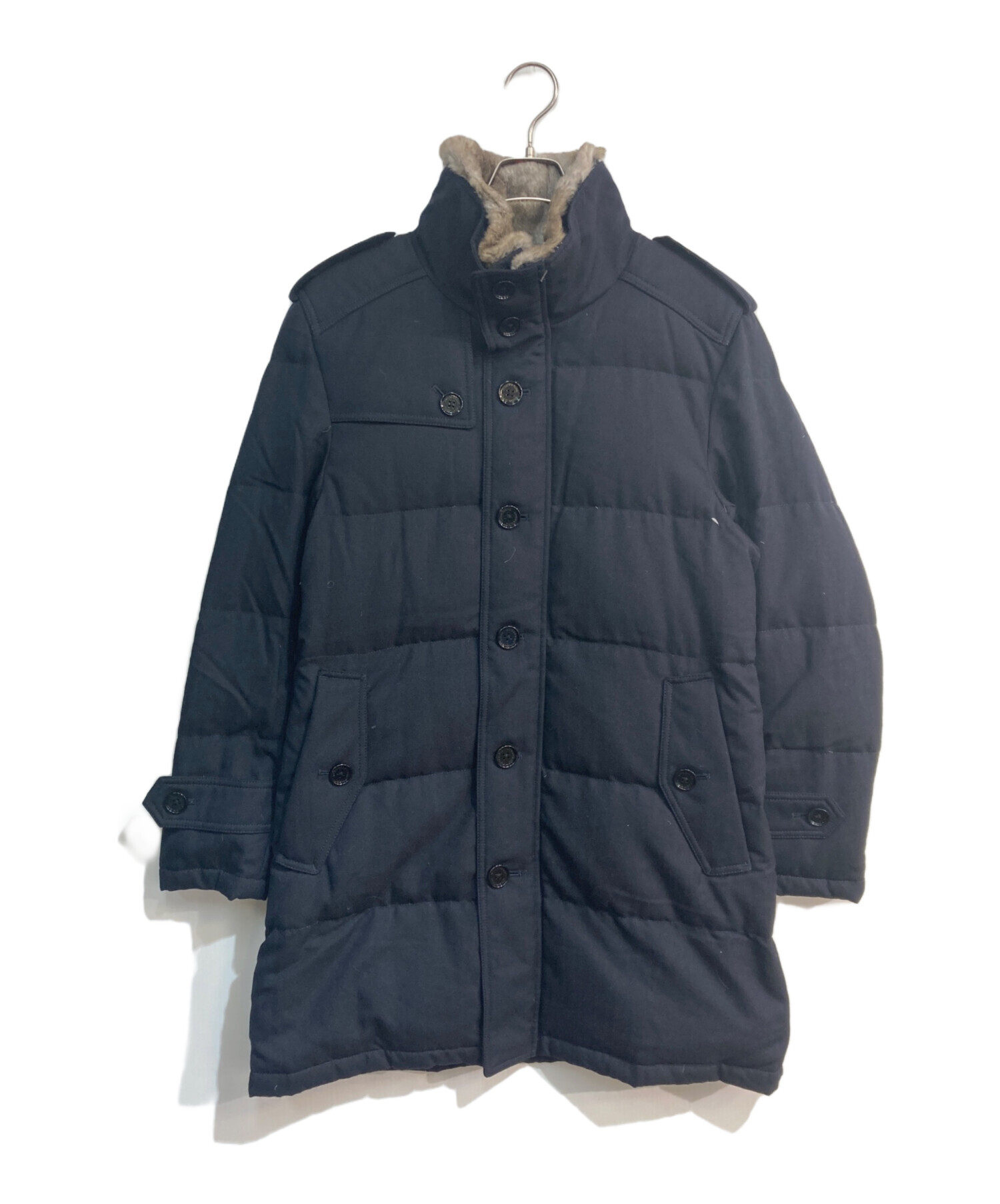 中古・古着通販】BURBERRY BLACK LABEL (バーバリーブラックレーベル) ダウンコート ネイビー サイズ:L｜ブランド・古着通販  トレファク公式【TREFAC FASHION】スマホサイト