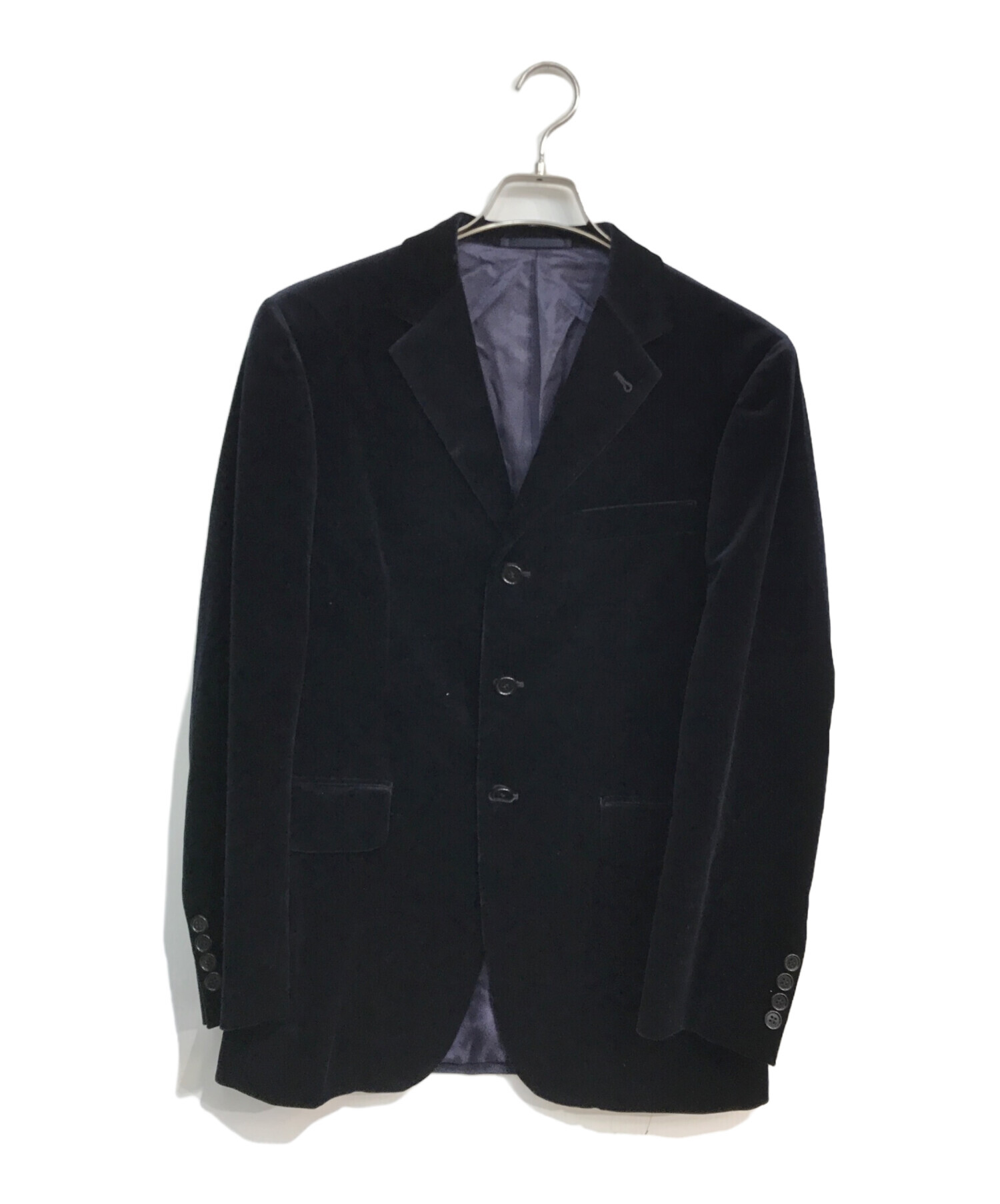 中古・古着通販】Paul Smith London (ポールスミスロンドン) ベロアセットアップスーツ ネイビー サイズ:M｜ブランド・古着通販  トレファク公式【TREFAC FASHION】スマホサイト