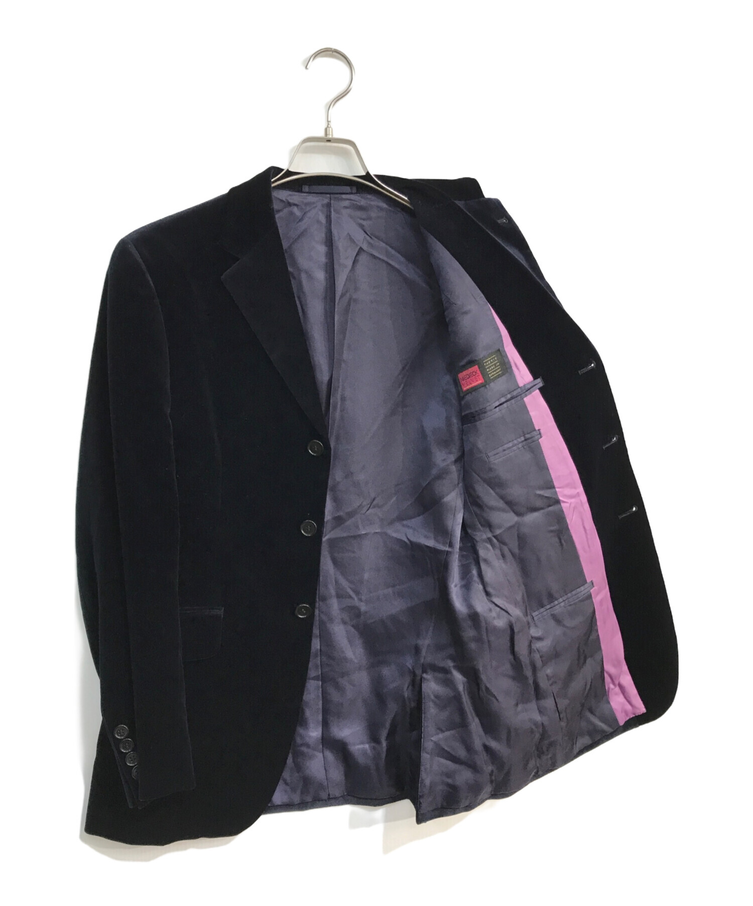 中古・古着通販】Paul Smith London (ポールスミスロンドン) ベロアセットアップスーツ ネイビー サイズ:M｜ブランド・古着通販  トレファク公式【TREFAC FASHION】スマホサイト