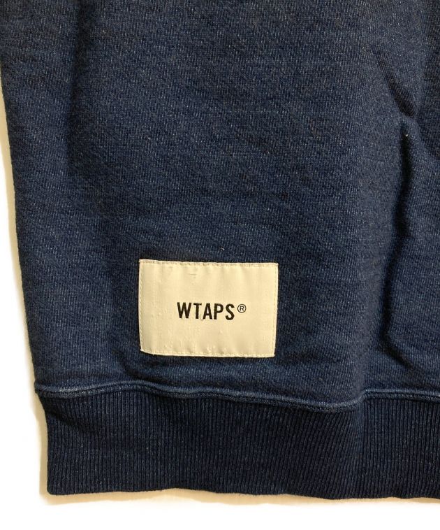 WTAPS (ダブルタップス) DITCH VEST COTTON INDIGO　スウェットベスト　221ATDT-CSM35 インディゴ サイズ:4