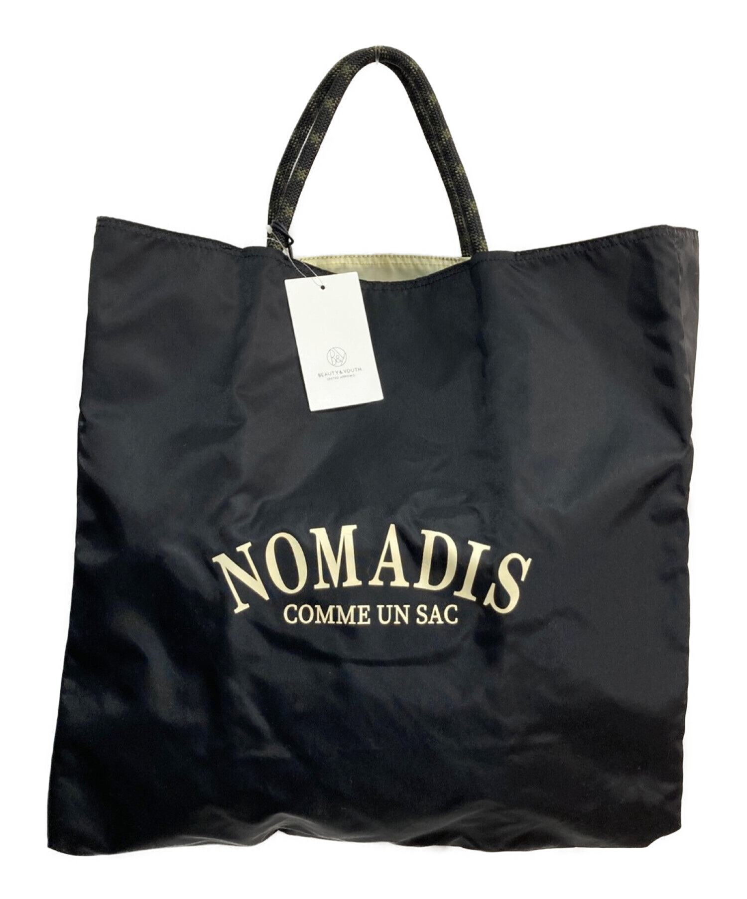 NOMADIS (ノマディス) SAC2 リバーシブル トートバッグ　1832-599-6199　ブラック ブラック サイズ:- 未使用品