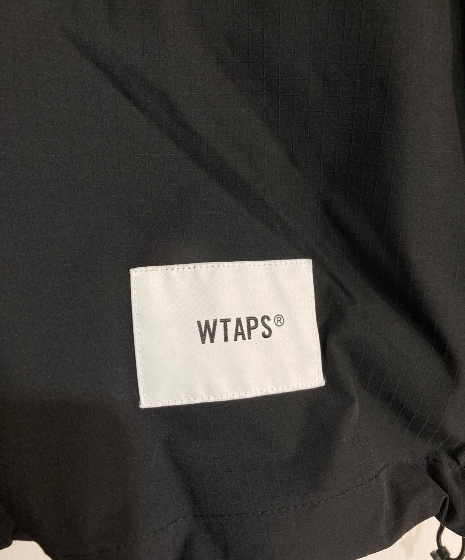 WTAPS (ダブルタップス) SMOCK/LS/POLY.RIPSTOP　221BRDT-SHM04　22SS ブラック サイズ:4