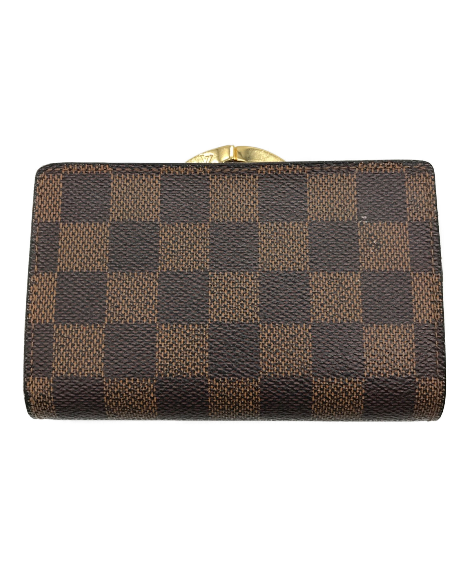 LOUIS VUITTON (ルイ ヴィトン) 2つ折り財布　ポルトフォイユ・ヴィエノワ　N61674　ダミエ ブラウン