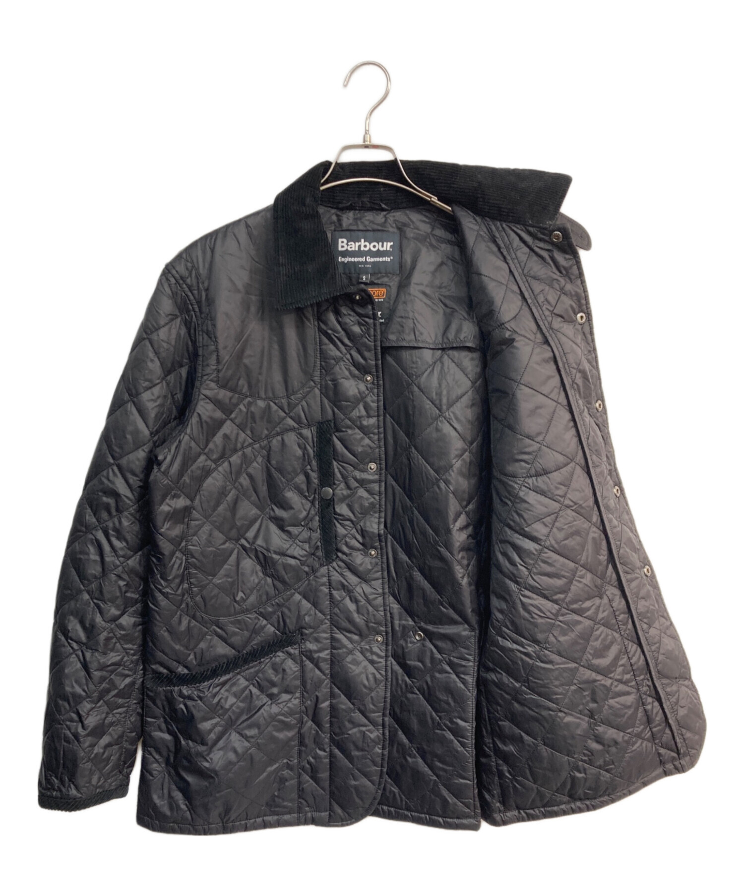 中古・古着通販】Barbour (バブアー) Engineered Garments (エンジニアド ガーメンツ) キルティングジャケット  MQU1296BK11 ブラック サイズ:S｜ブランド・古着通販 トレファク公式【TREFAC FASHION】スマホサイト