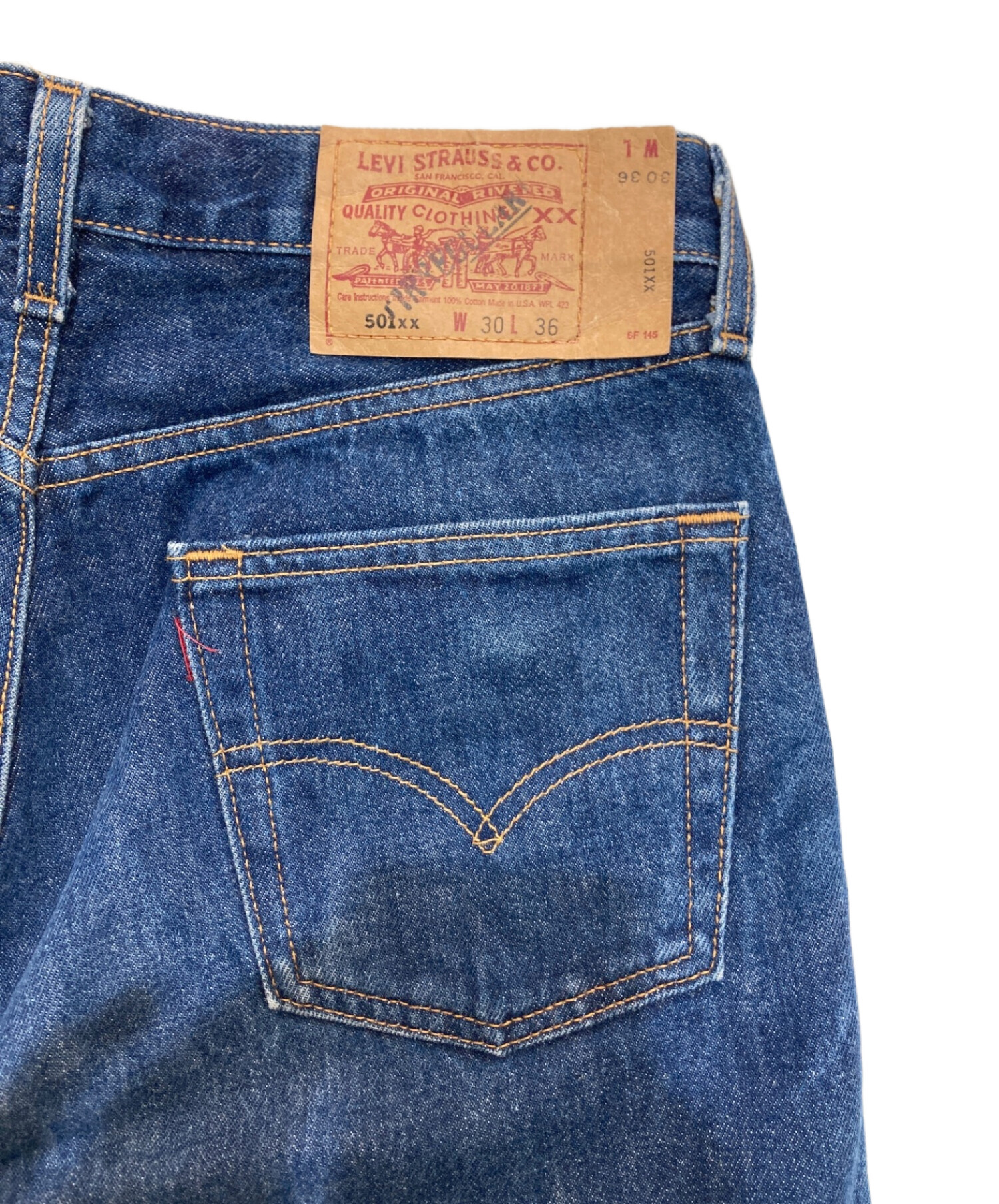 中古・古着通販】LEVI'S (リーバイス) デニムパンツ 501xx 501 5917 90s USA製 インディゴ サイズ:W30  L36｜ブランド・古着通販 トレファク公式【TREFAC FASHION】スマホサイト