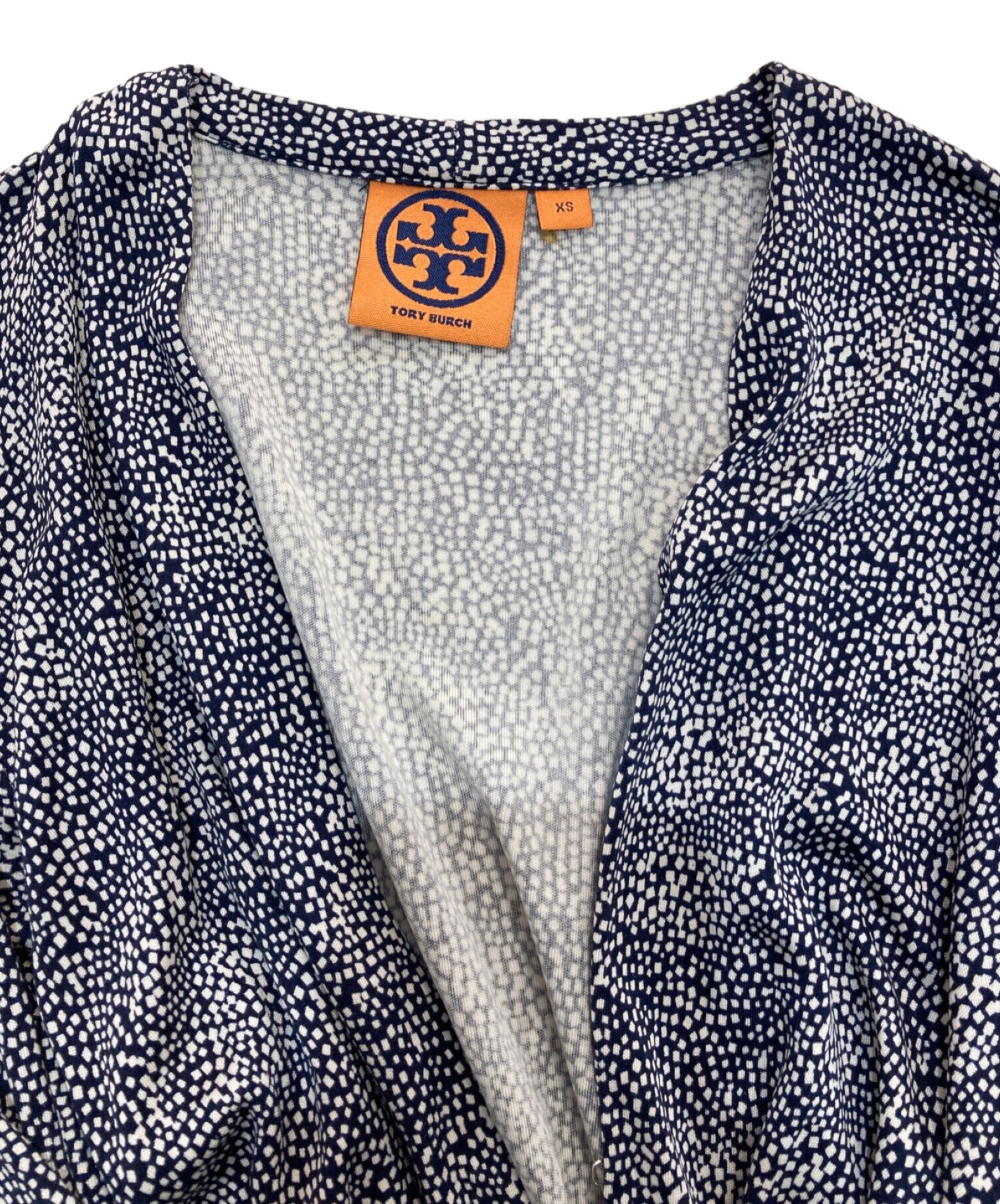 中古・古着通販】TORY BURCH (トリーバーチ) シルクワンピース 総柄 ブラック サイズ:XS｜ブランド・古着通販  トレファク公式【TREFAC FASHION】スマホサイト