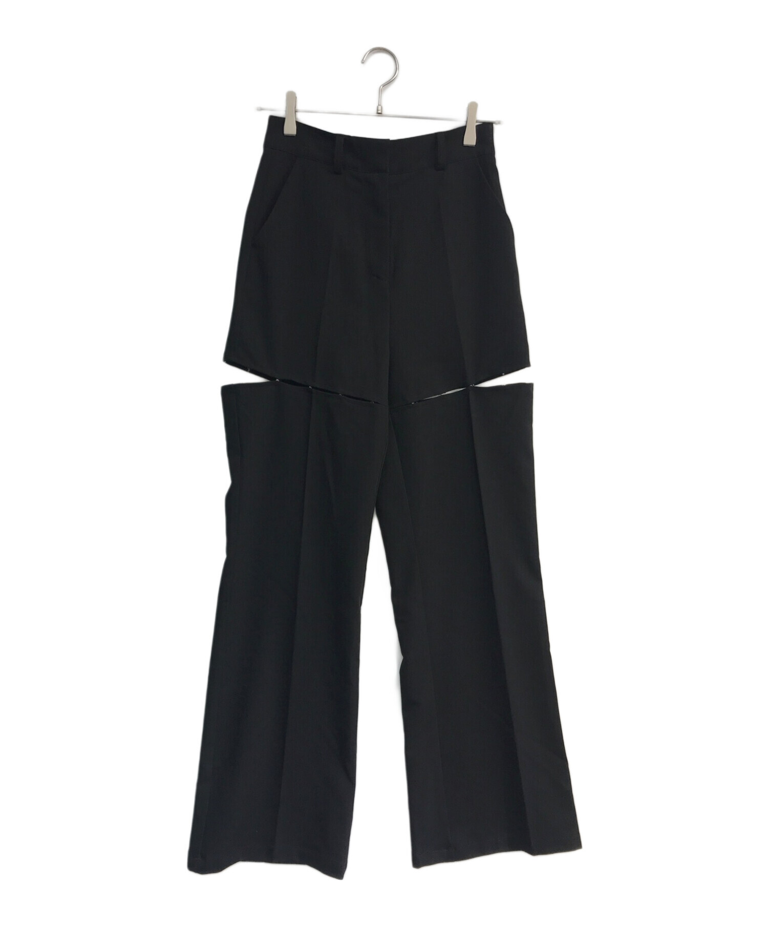 MELT THE LADY (メルトザレディ) hook slit slacks pants ブラック サイズ:M