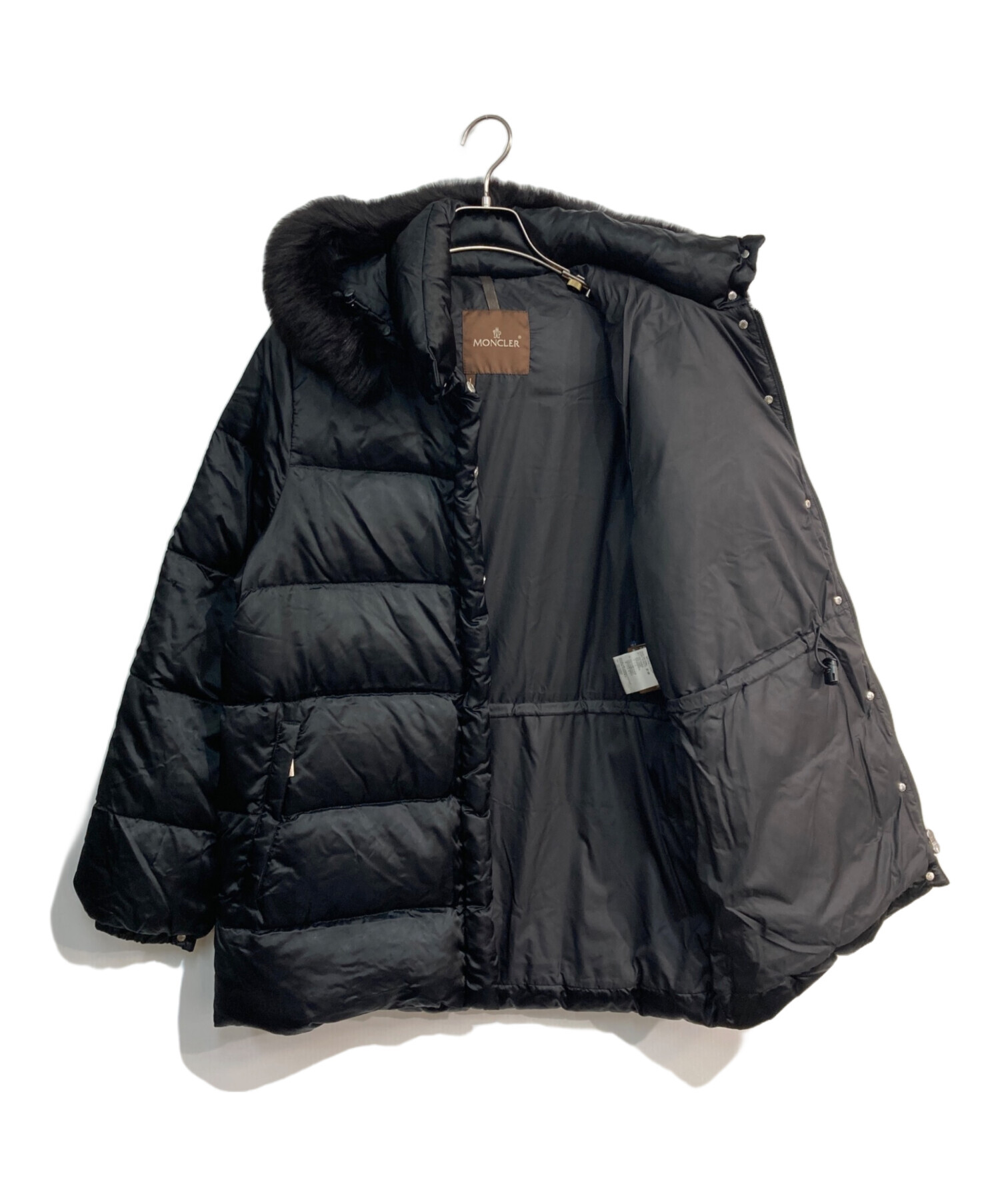 MONCLER (モンクレール) VALENTINE ダウンジャケット 49353 ブラック サイズ:1