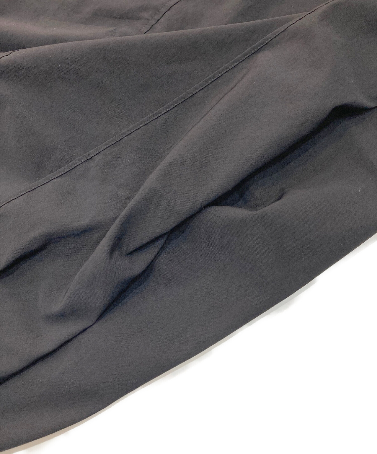 LOHEN (ローヘン) ハイカウントグログランスカートパンツ　LH23A-PT083 ブラック サイズ:Free
