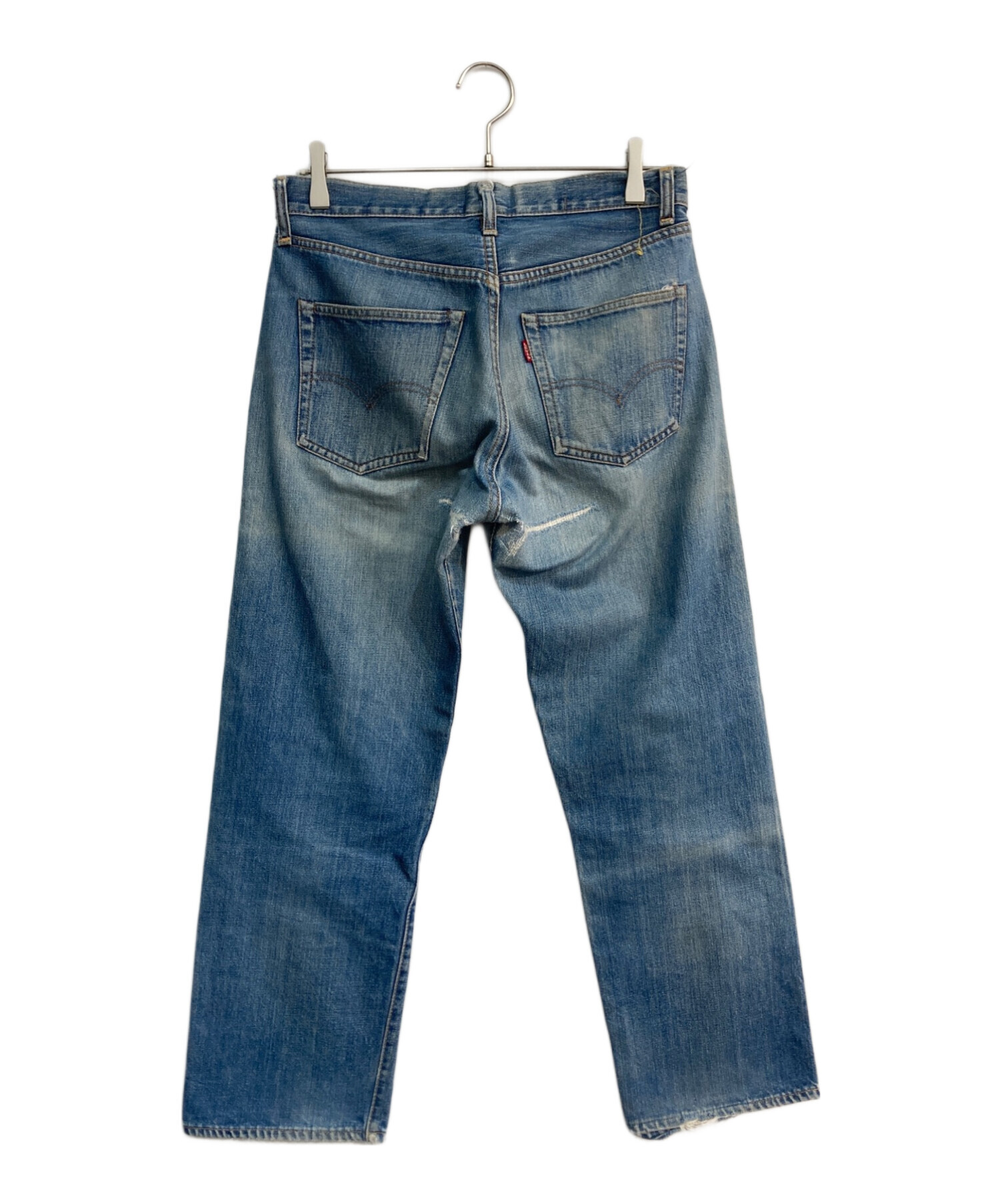 中古・古着通販】LEVI'S (リーバイス) 501ヴィンテージデニムパンツ BIG E 不均等V 足長R ボタン裏6 ライトインディゴ  サイズ:-｜ブランド・古着通販 トレファク公式【TREFAC FASHION】スマホサイト