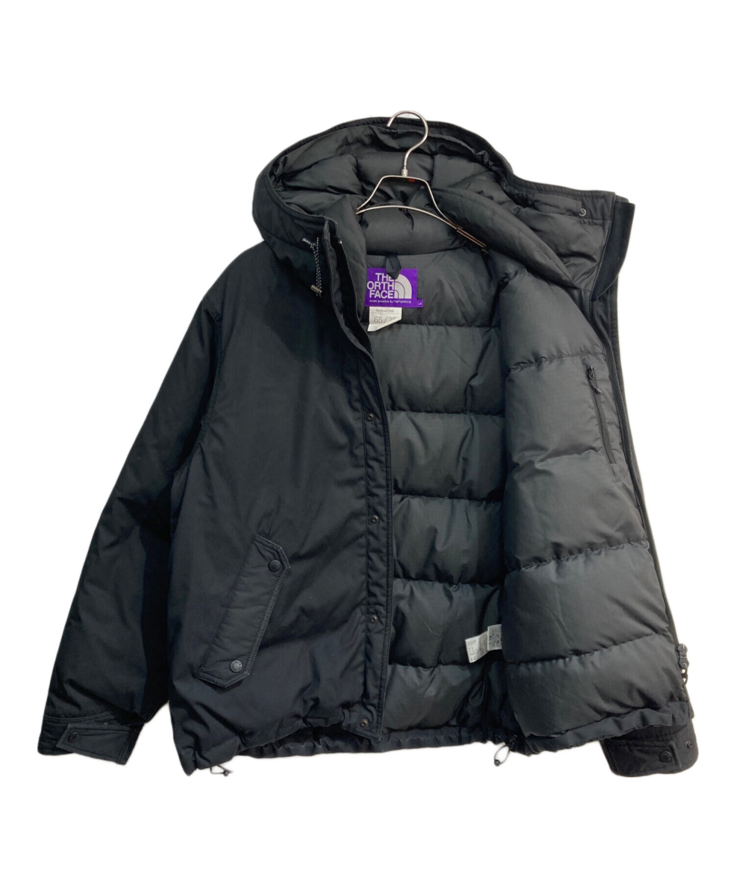 THE NORTHFACE PURPLELABEL (ザ・ノースフェイス パープルレーベル) MONKEY TIME (モンキータイム) 65/35  MOUNTAIN SHORT DOWN PARKA　ND2082N ブラック サイズ:L