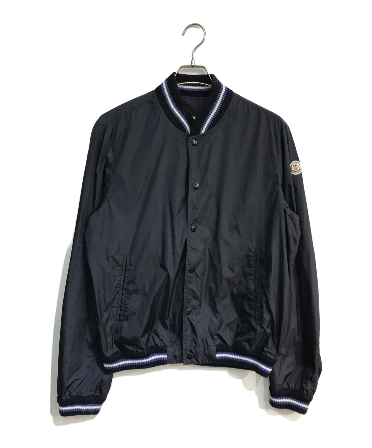 中古・古着通販】MONCLER (モンクレール) DUBOST ナイロンジャケット E10914010005 68352 ネイビー サイズ:3｜ブランド・古着通販  トレファク公式【TREFAC FASHION】スマホサイト