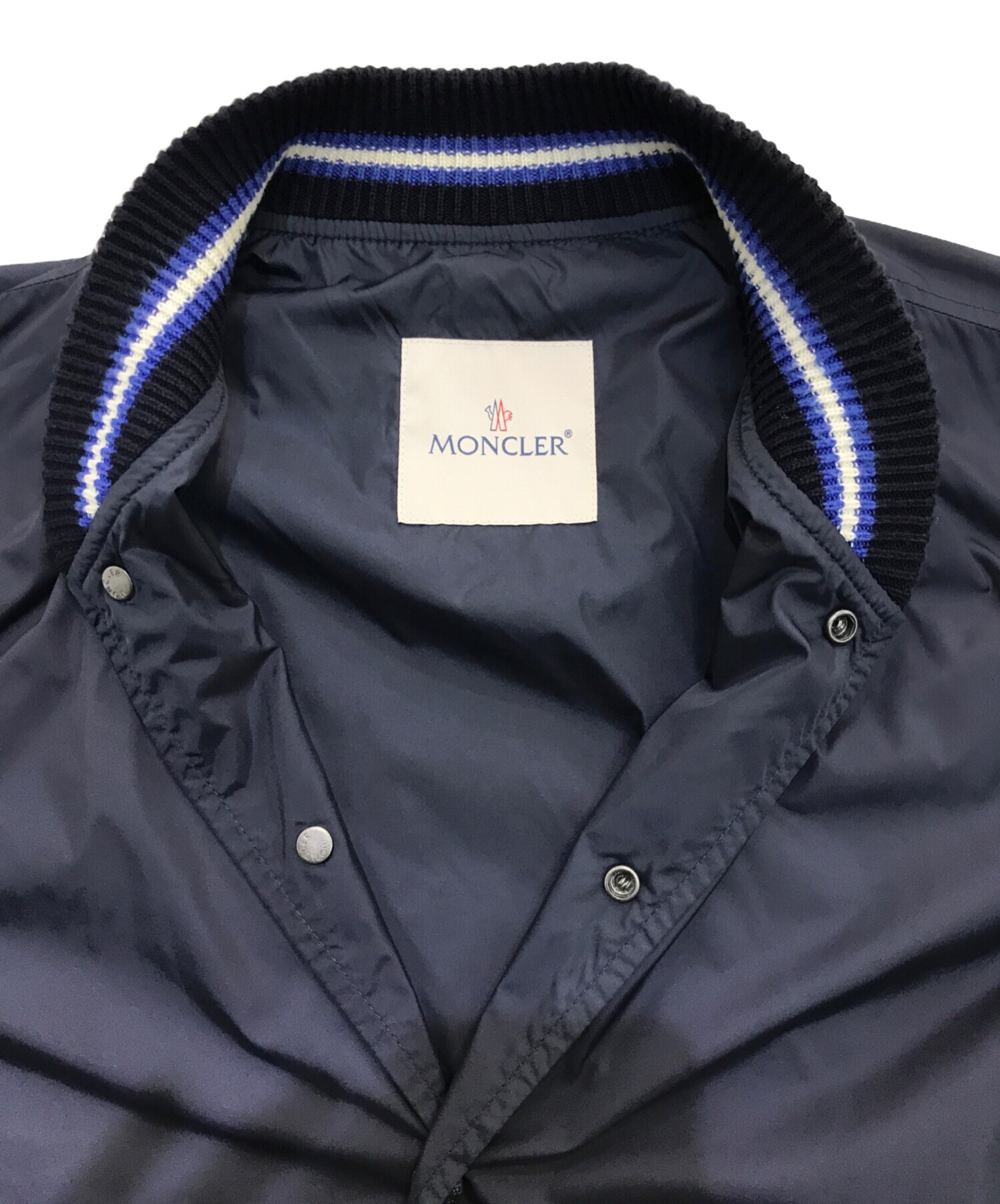 MONCLER (モンクレール) DUBOST ナイロンジャケット　E10914010005 68352 ネイビー サイズ:3