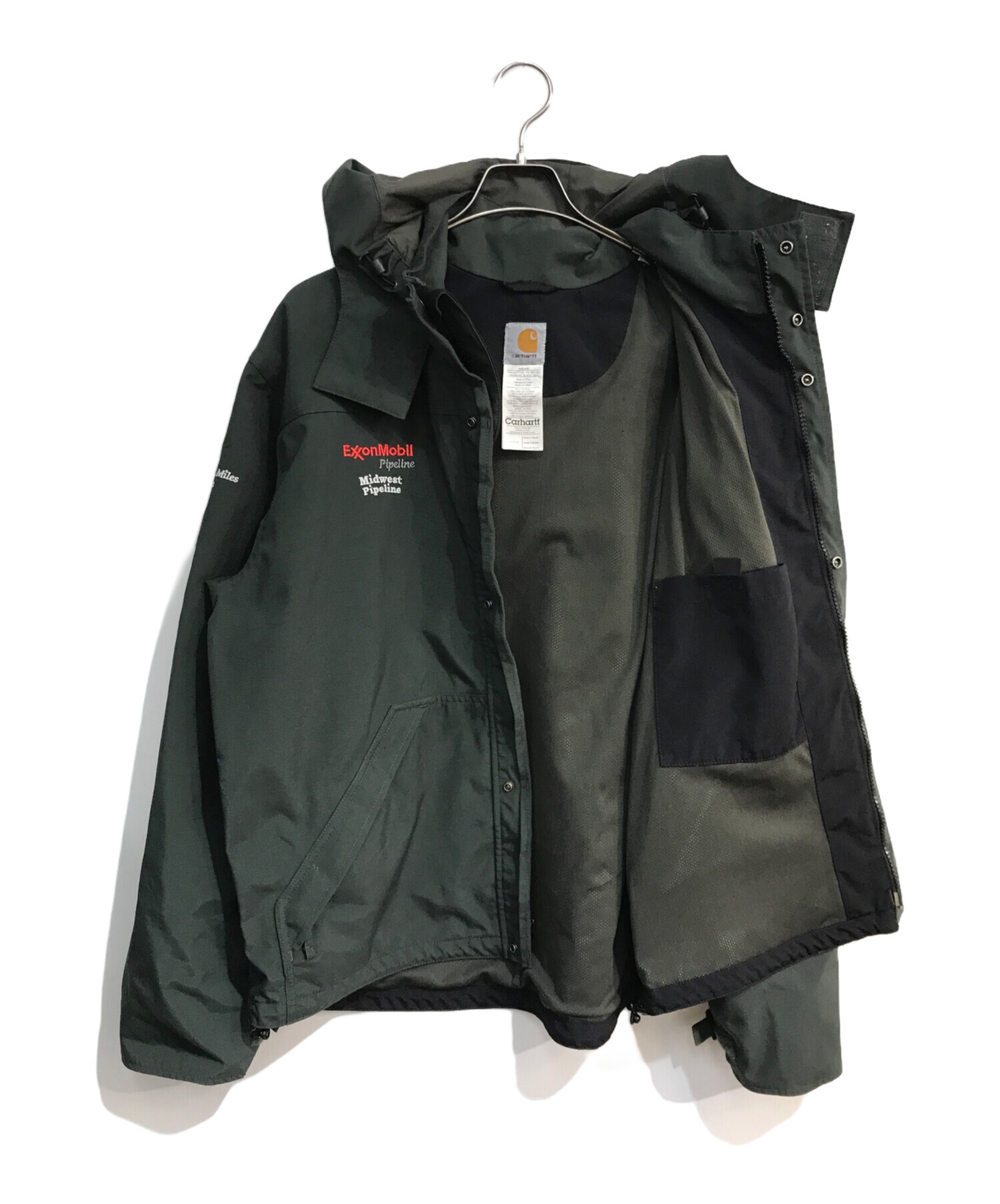 中古・古着通販】CarHartt (カーハート) SHORELINE WATERPROOF BREATHABLE JACKET J162 EVG  オリーブ サイズ:M｜ブランド・古着通販 トレファク公式【TREFAC FASHION】スマホサイト