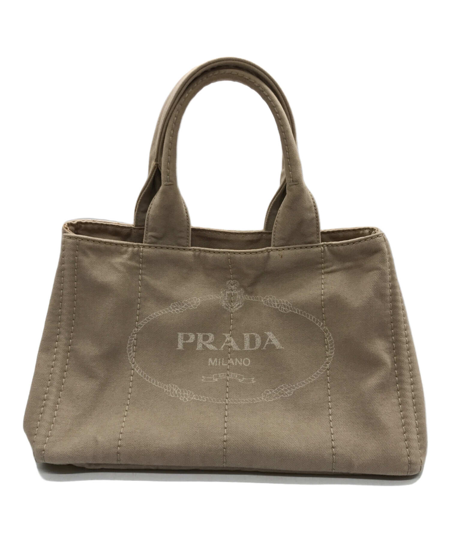 中古・古着通販】PRADA (プラダ) カナパ キャンバスバッグ B1877B ベージュ サイズ:-｜ブランド・古着通販 トレファク公式【TREFAC  FASHION】スマホサイト