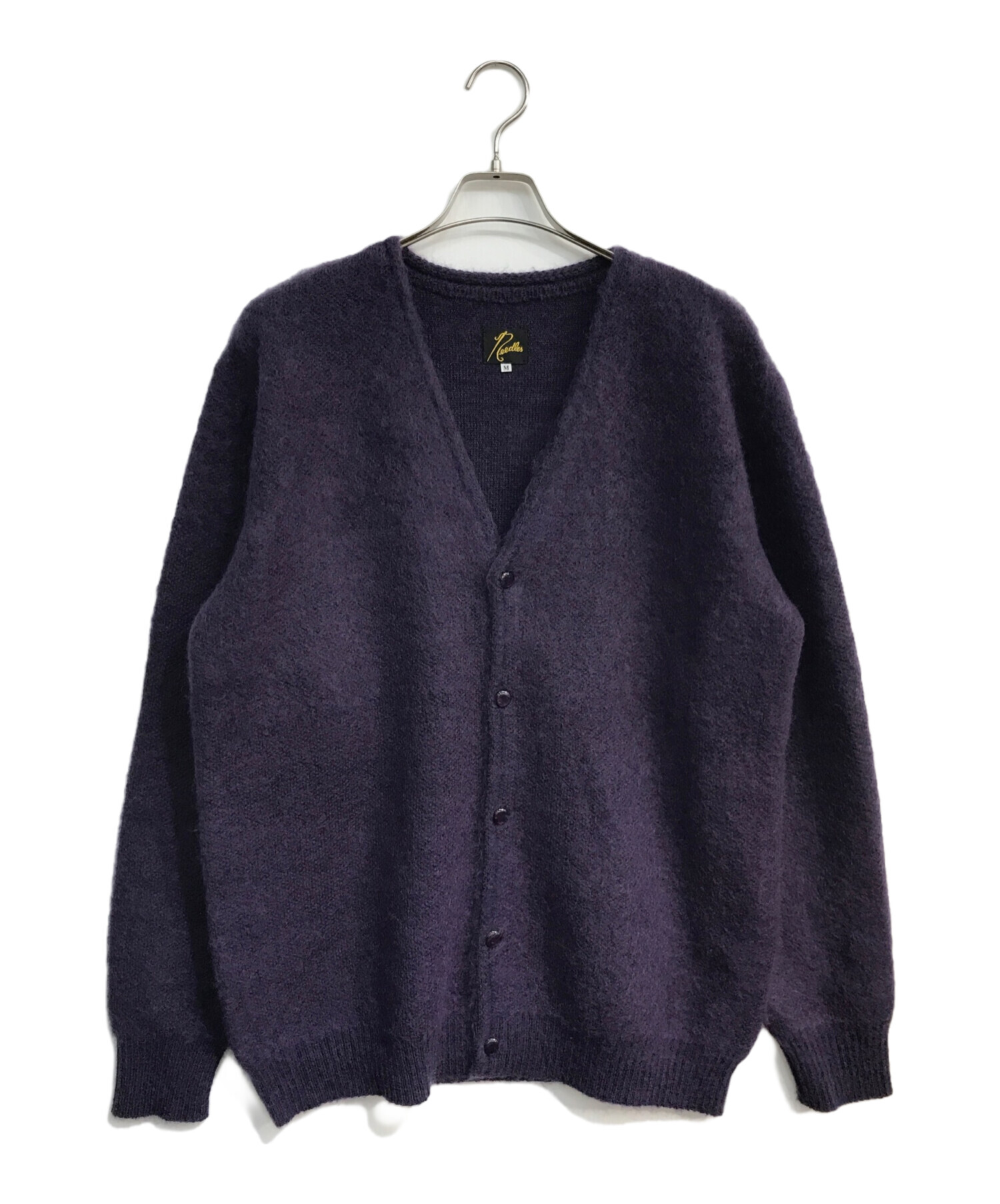 中古・古着通販】Needles (ニードルズ) Mohair Cardigan モヘアカーディガン 22AW LQ276 パープル サイズ:M｜ブランド・古着通販  トレファク公式【TREFAC FASHION】スマホサイト