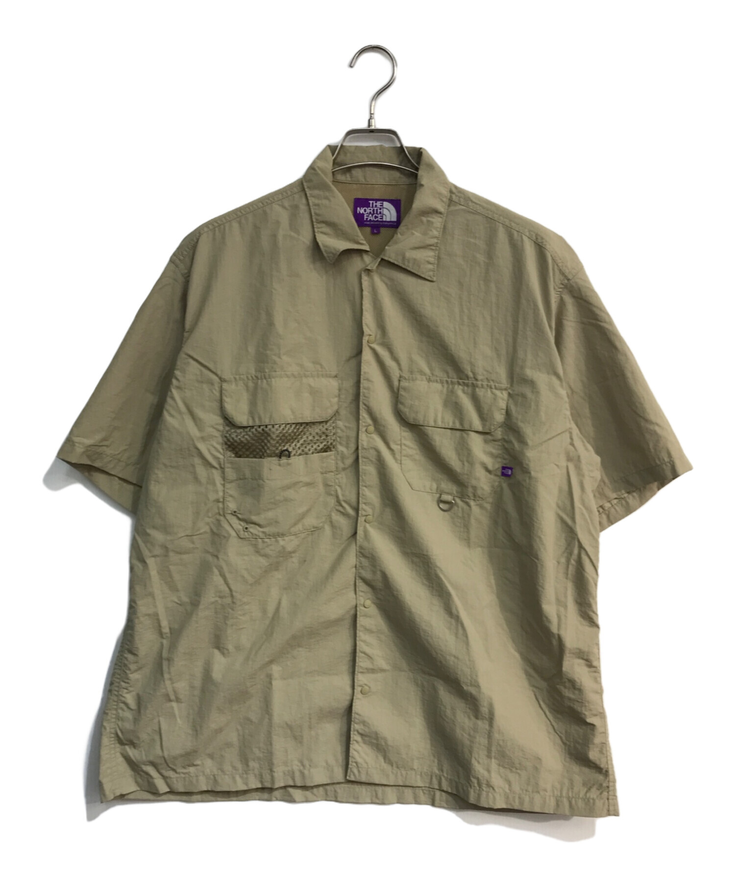 中古・古着通販】THE NORTHFACE PURPLELABEL (ザ・ノースフェイス パープルレーベル) Lounge Field H/S  Shirt NT3116N ベージュ サイズ:L｜ブランド・古着通販 トレファク公式【TREFAC FASHION】スマホサイト