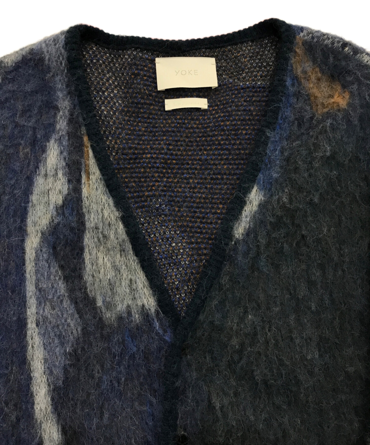 中古・古着通販】YOKE (ヨーク) ROTHKO JACQUARD CARDIGAN YK21AW0284S ブルー サイズ:2｜ブランド・古着通販  トレファク公式【TREFAC FASHION】スマホサイト