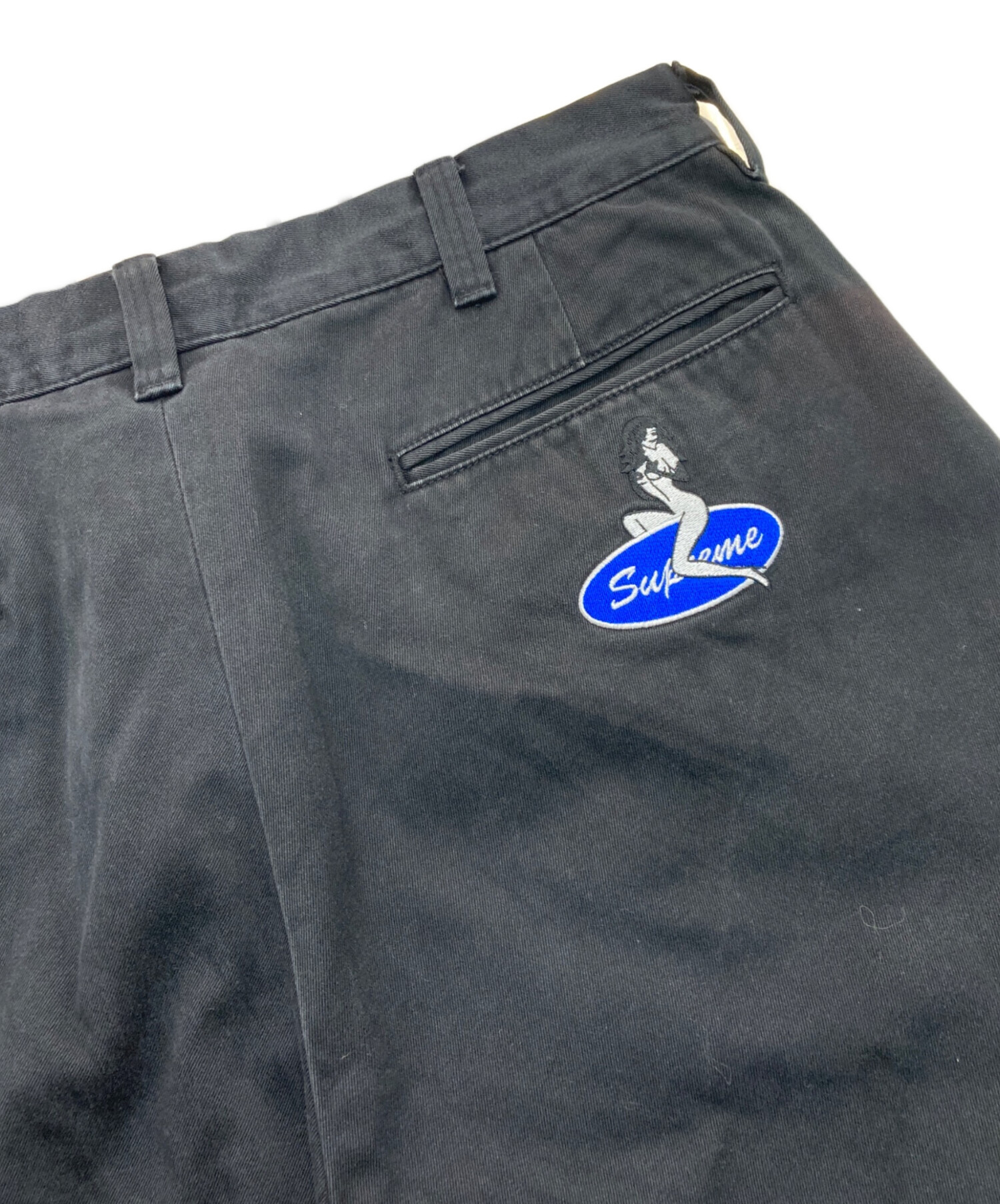 中古・古着通販】Supreme (シュプリーム) Pin Up Chino Pant ブラック サイズ:30｜ブランド・古着通販  トレファク公式【TREFAC FASHION】スマホサイト