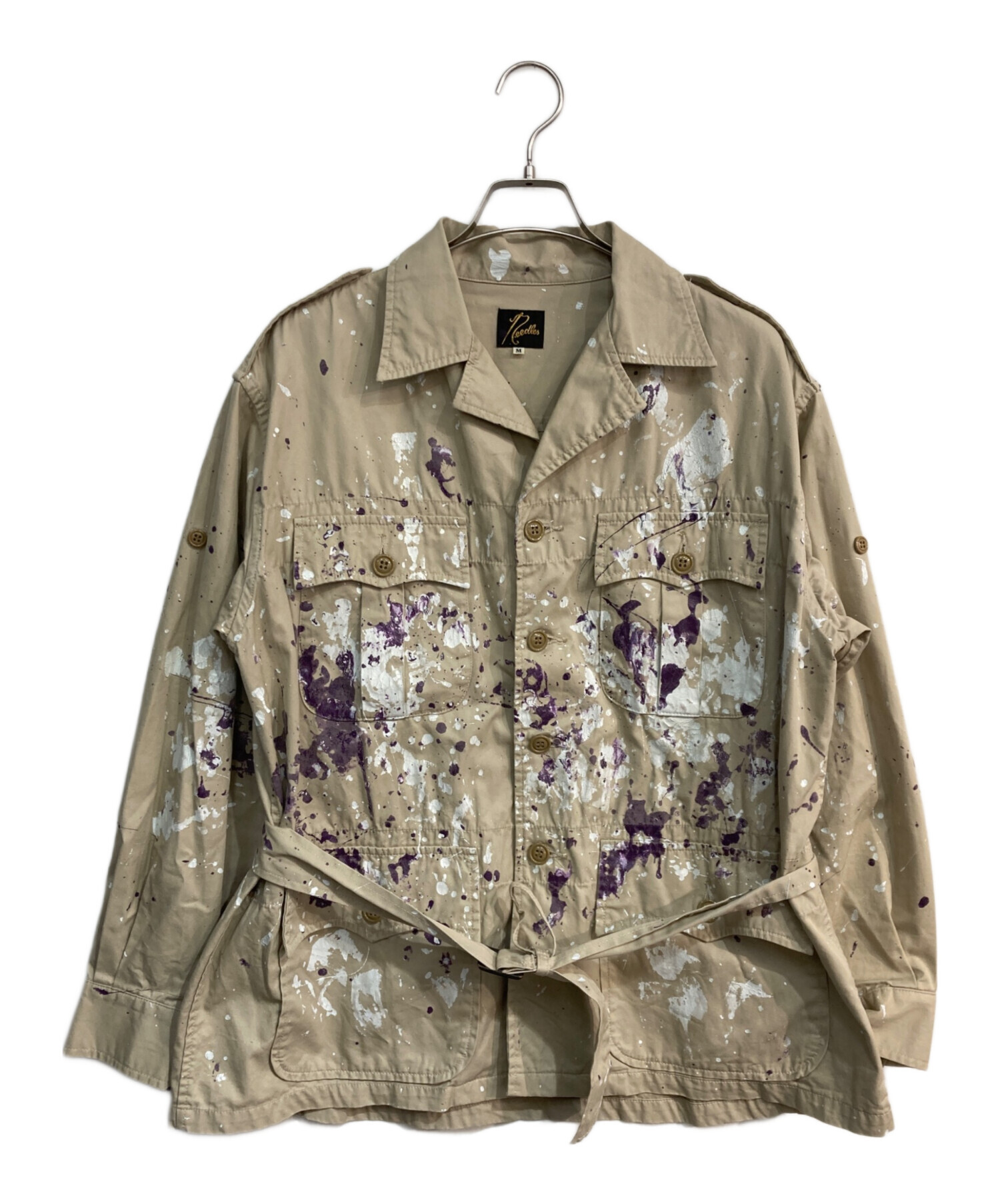 中古・古着通販】Needles (ニードルズ) SAFARI JACKET COTTON GABARDINE-PAINT 20SS GL151  ベージュ サイズ:M｜ブランド・古着通販 トレファク公式【TREFAC FASHION】スマホサイト